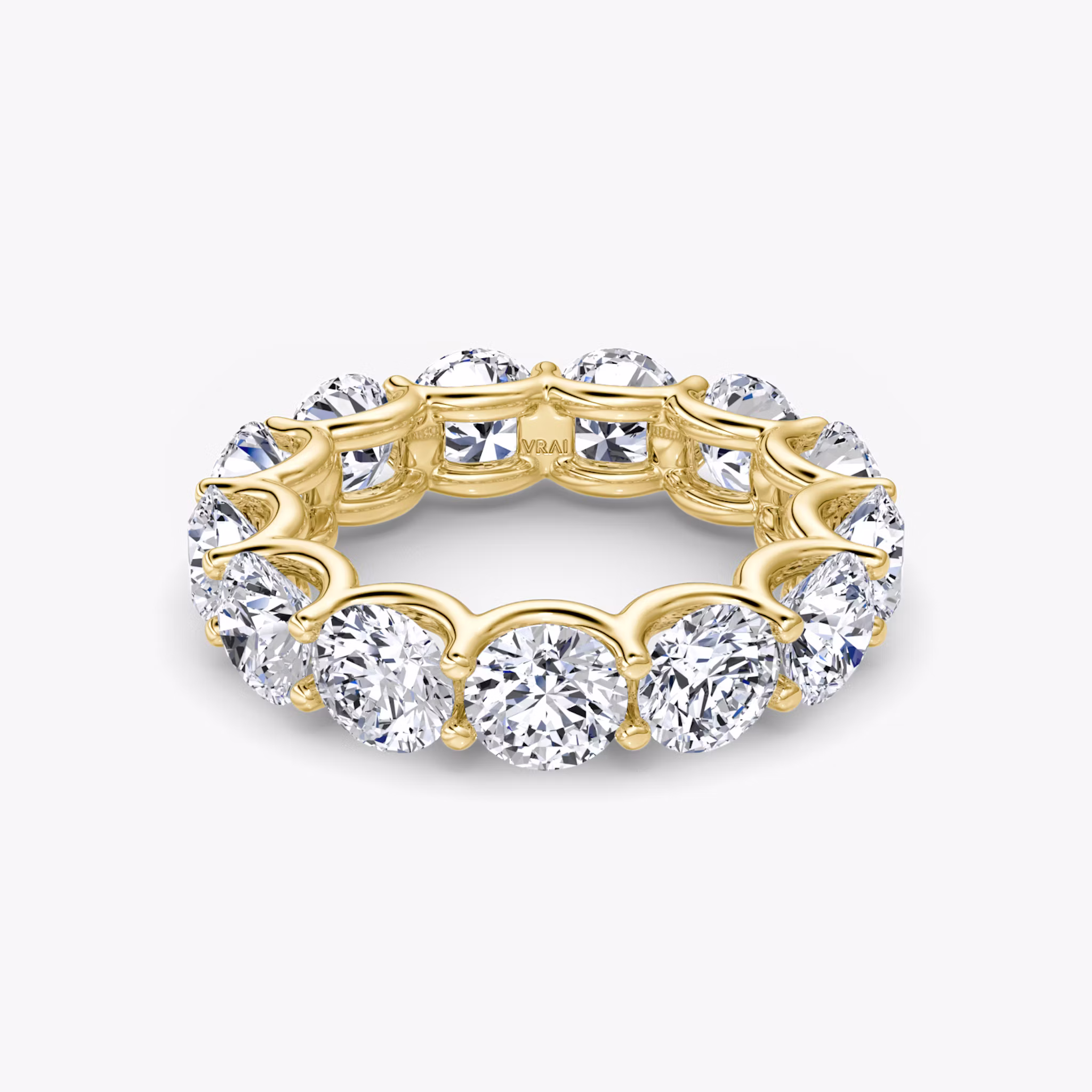 The Eternity Band Round Brilliant | Yellow Gold