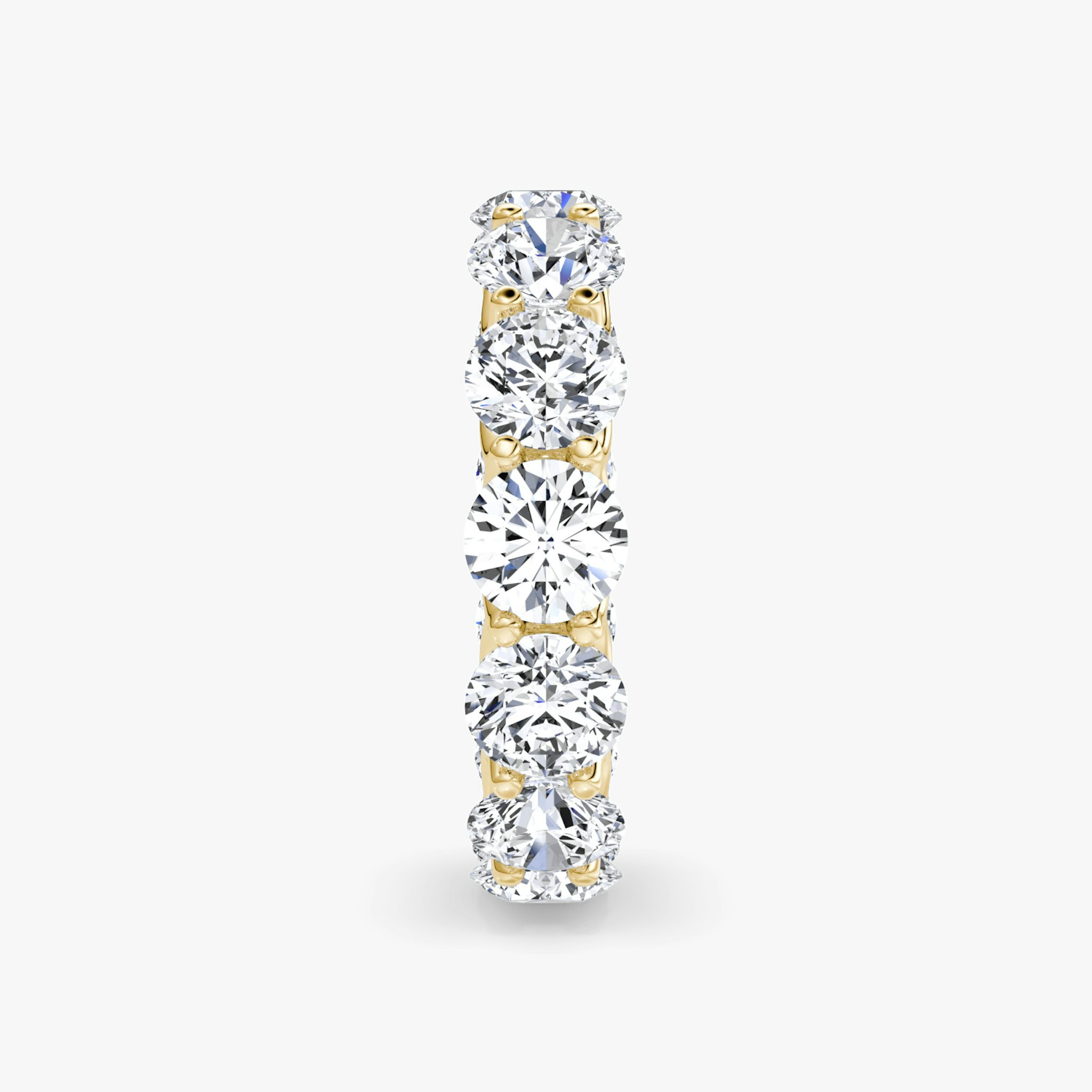 The Eternity Band | Round Brilliant | 18k | Yellow Gold | bandStyle: full | caratWeight: 6.5ct