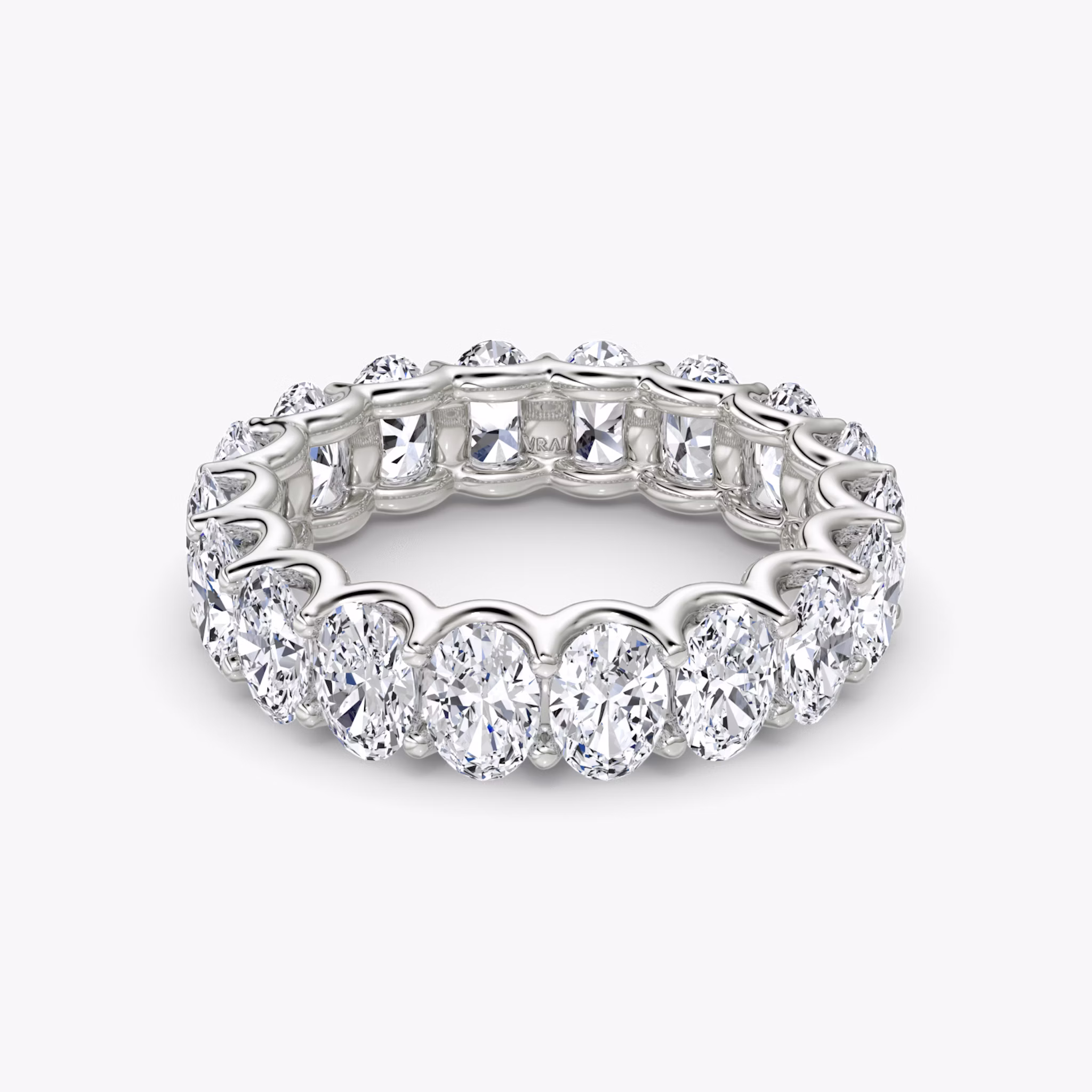 The Eternity Band | Oval | 18k | White Gold | bandStyle: full | caratWeight: 4.5ct