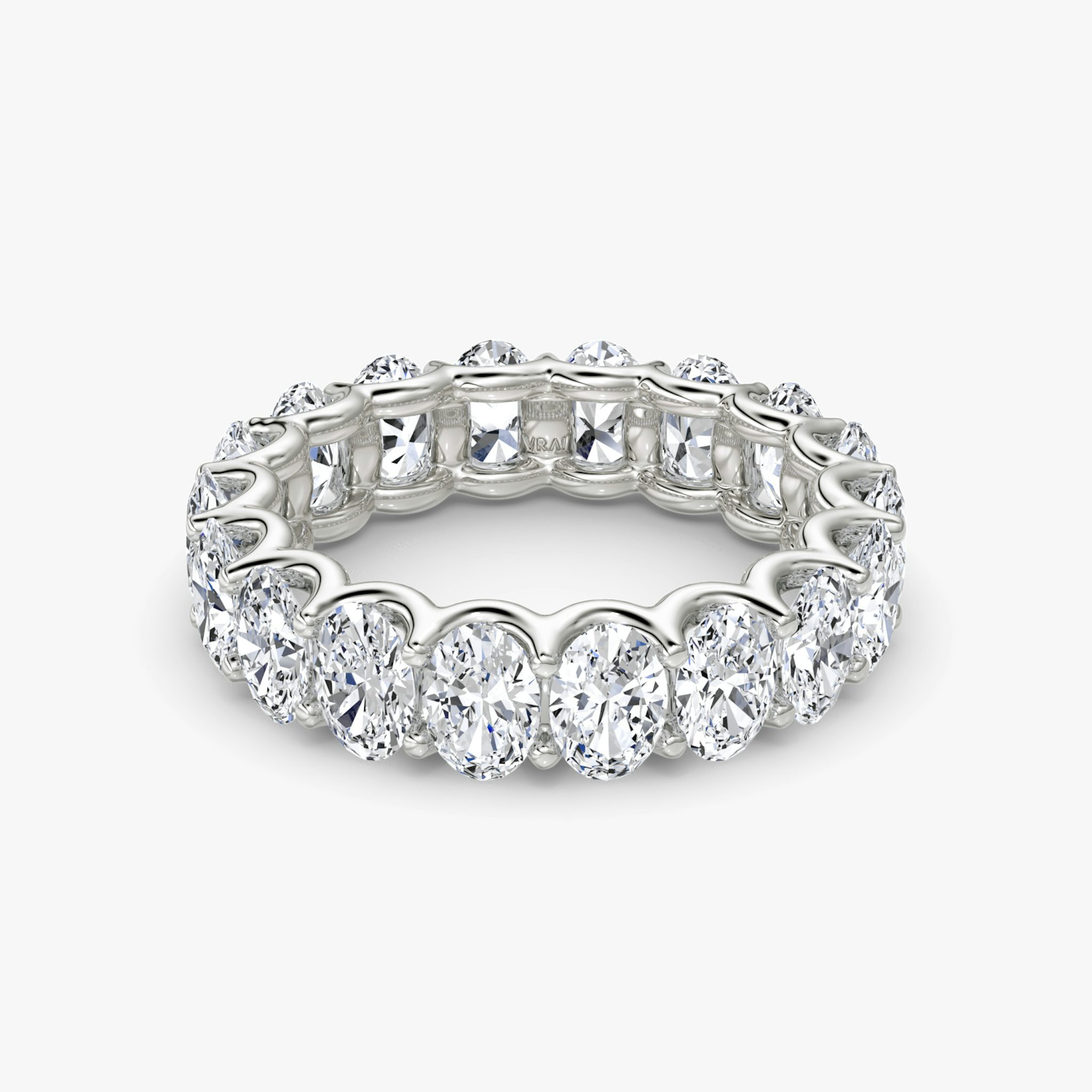 The Eternity Band | Oval | 18k | White Gold | bandStyle: full | caratWeight: 4.5ct