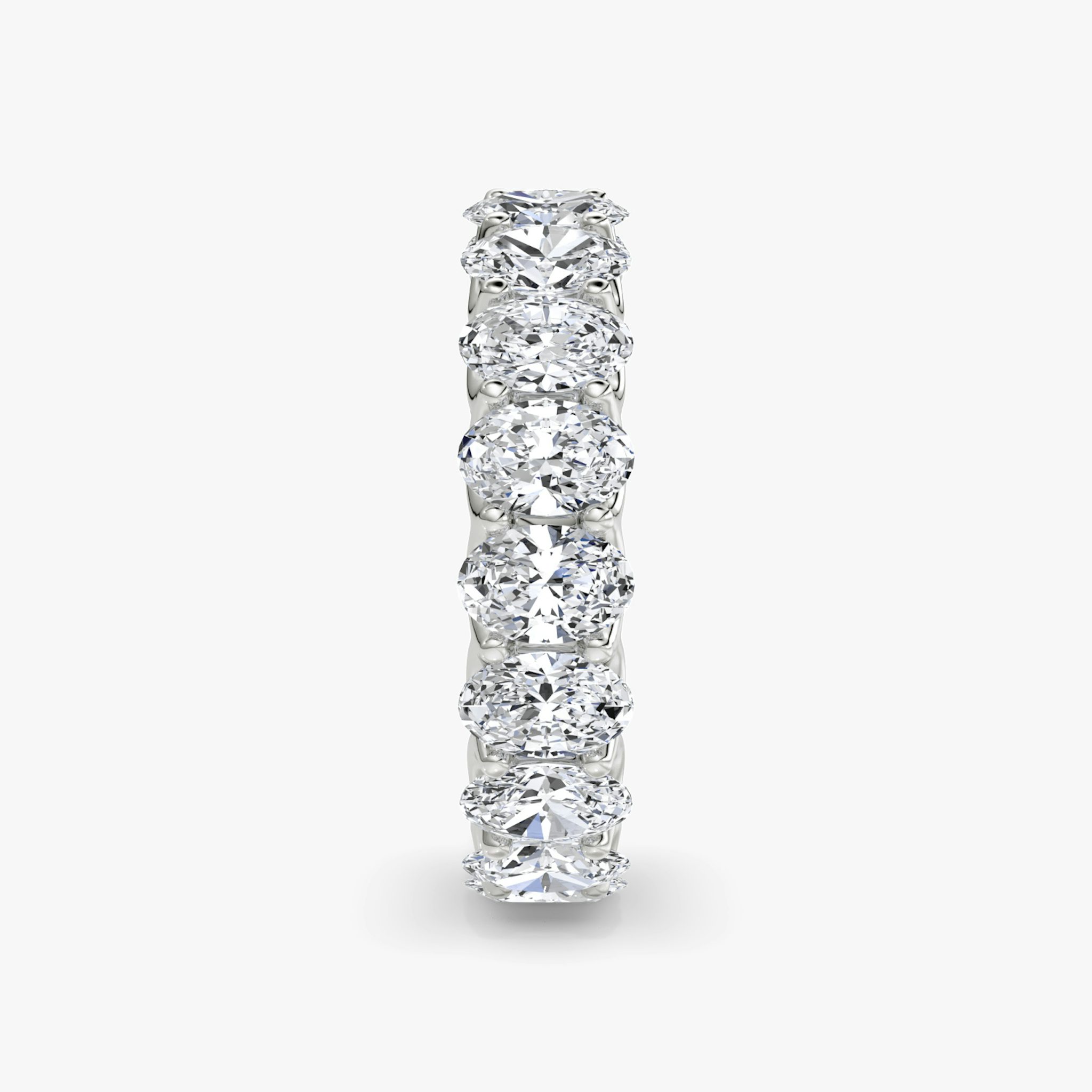 The Eternity Band | Oval | 18k | White Gold | bandStyle: full | caratWeight: 4.5ct