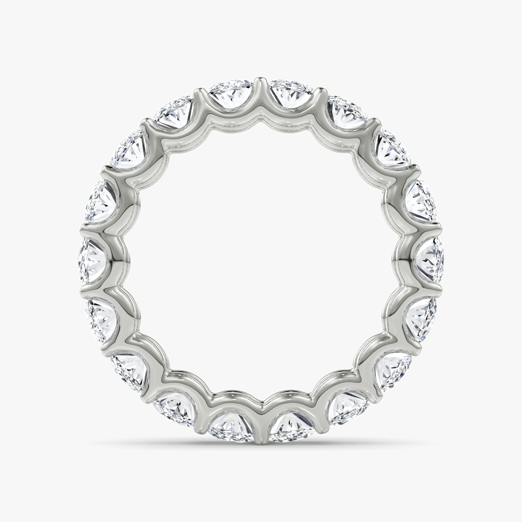 The Eternity Band | Oval | 18k | White Gold | bandStyle: full | caratWeight: 4.5ct