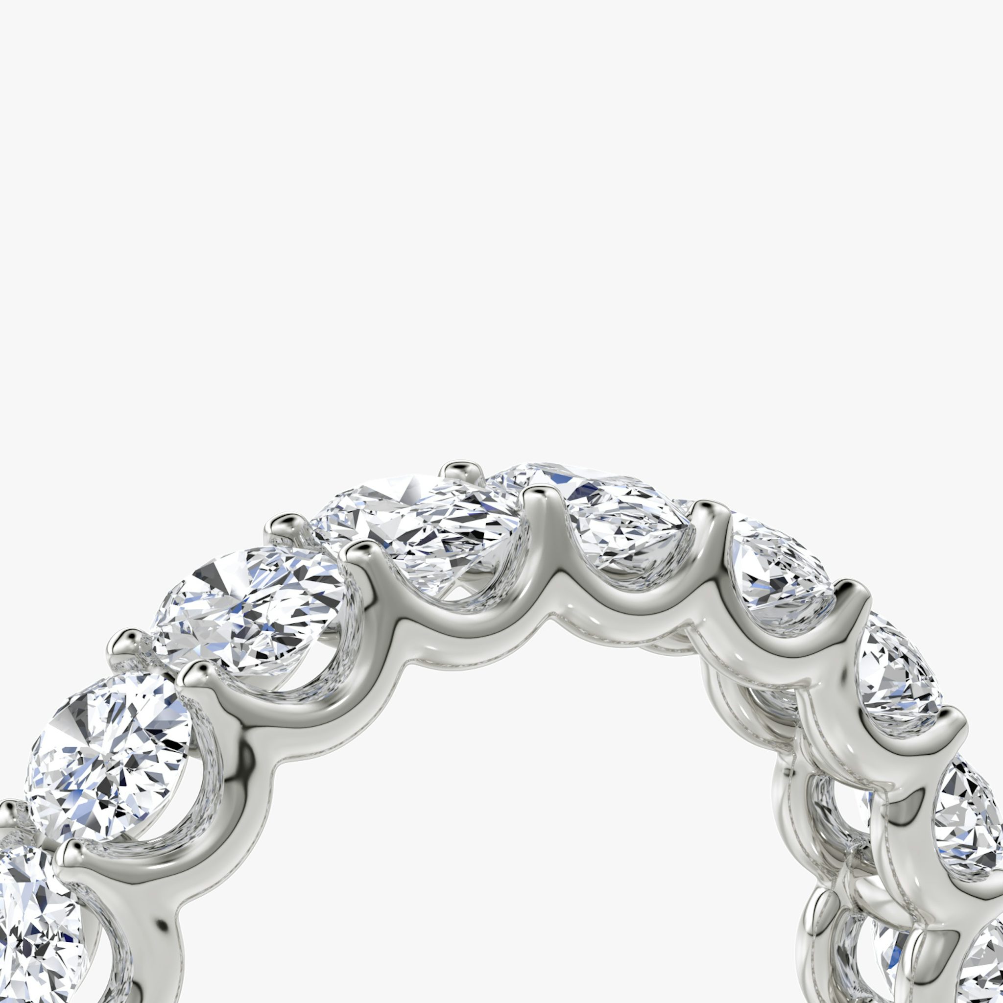 The Eternity Band | Oval | 18k | White Gold | bandStyle: full | caratWeight: 4.5ct