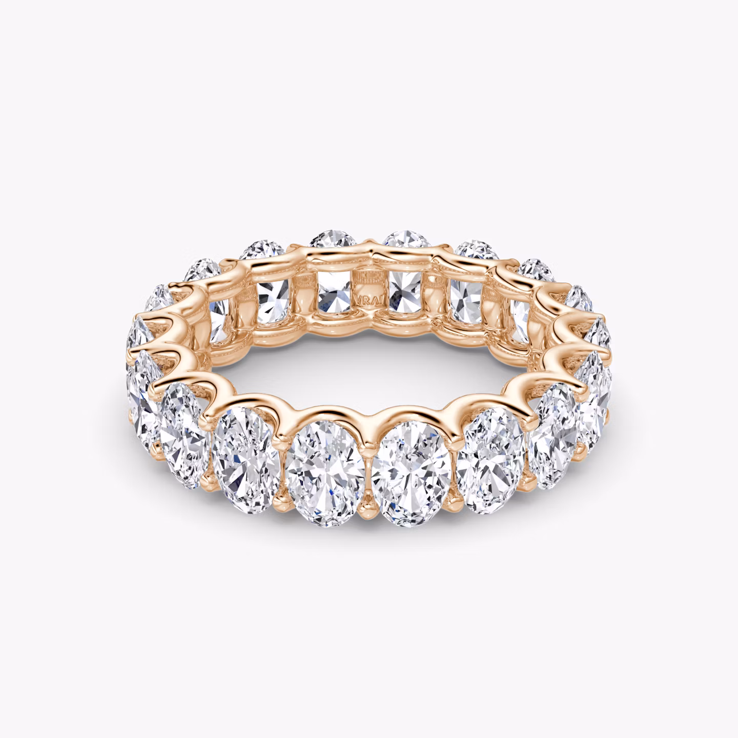 The Eternity Band | Oval | 14k | Rose Gold | bandStyle: full | caratWeight: 4.5ct