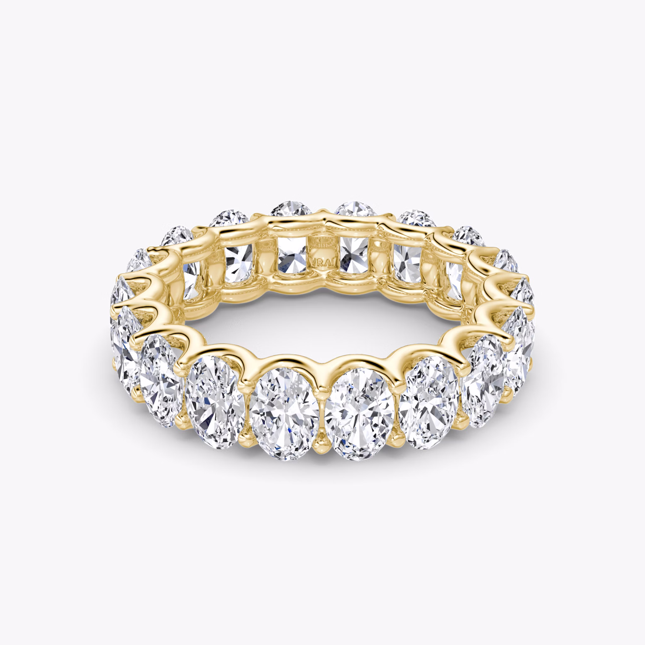 The Eternity Band | Oval | 18k | Yellow Gold | bandStyle: full | caratWeight: 4.5ct