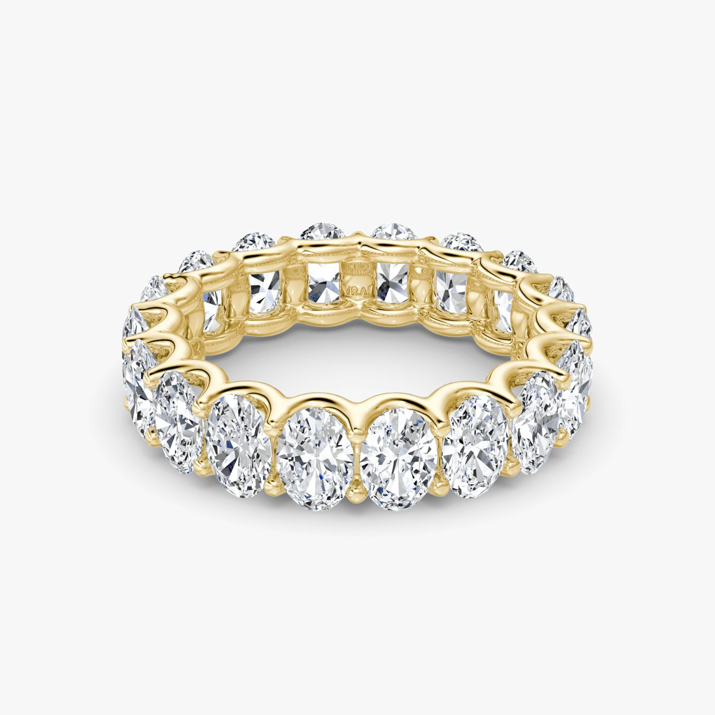Bague Eternity | Ovale | 18k | Or jaune | bandStyle: full | caratWeight: 4.5ct