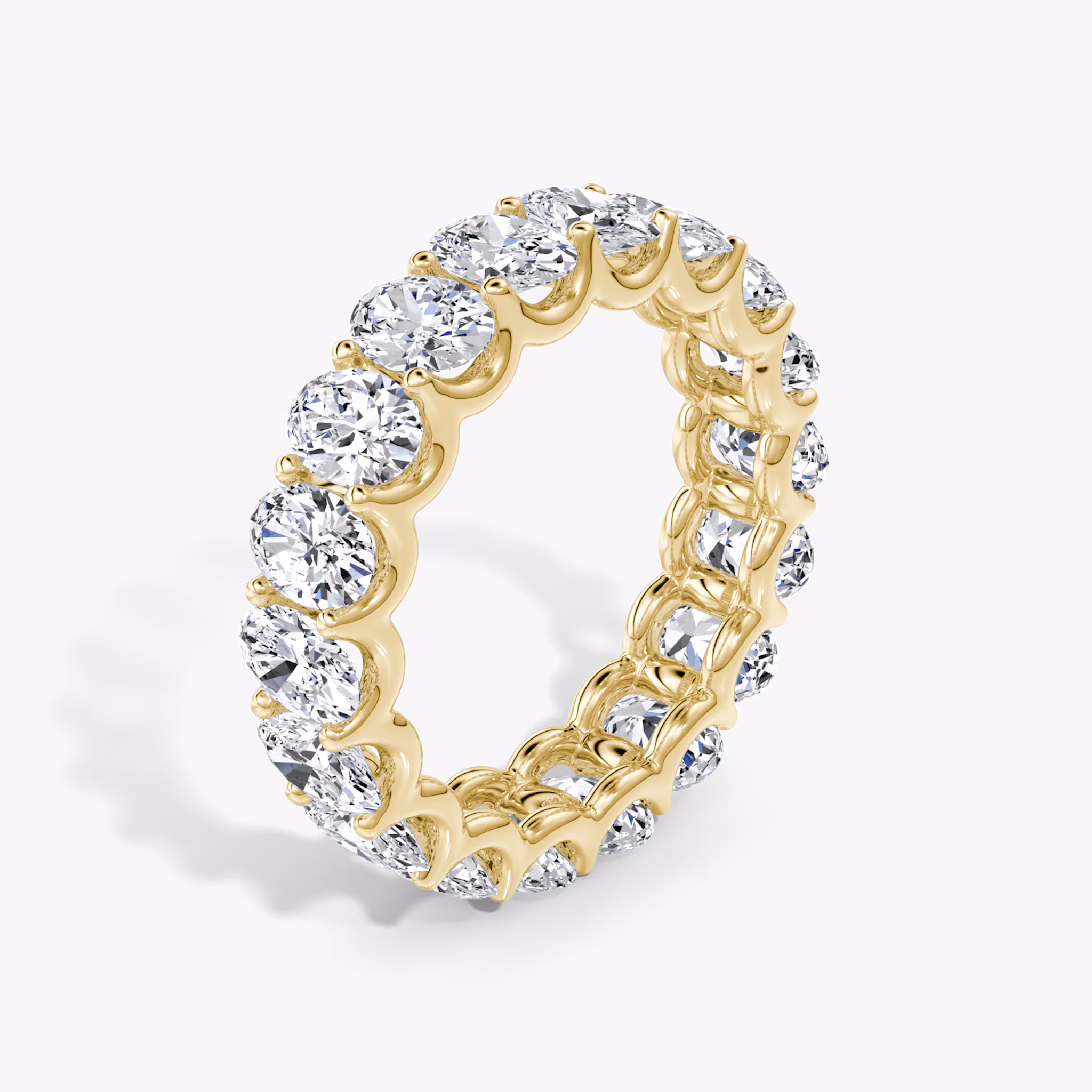 The Eternity Band | Oval | 18k | Yellow Gold | bandStyle: full | caratWeight: 4.5ct