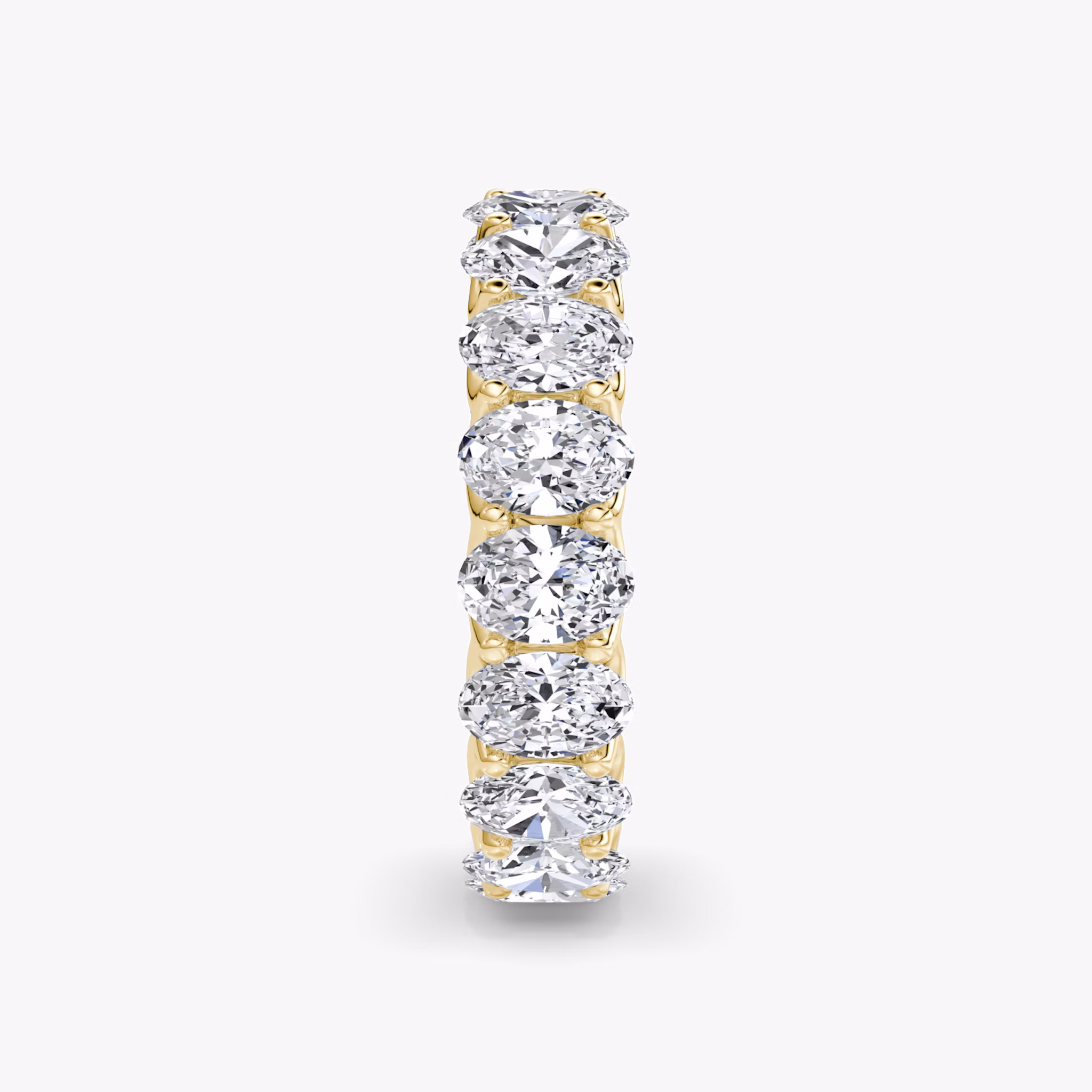 The Eternity Band | Oval | 18k | Yellow Gold | bandStyle: full | caratWeight: 4.5ct