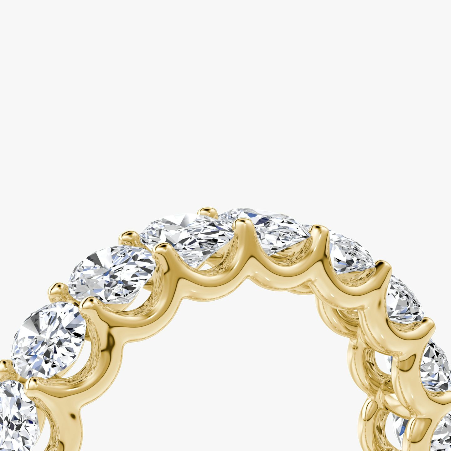 Bague Eternity | Ovale | 18k | Or jaune | bandStyle: full | caratWeight: 4.5ct