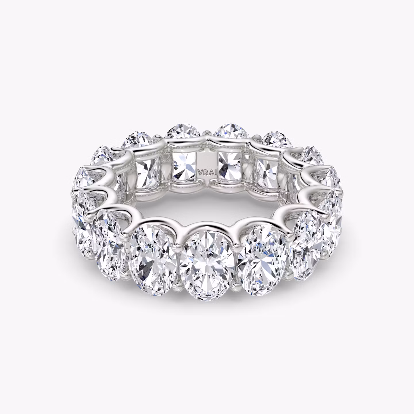 Eternity Ring | Oval | 18k | Weißgold | bandStyle: full | caratWeight: 7.5ct
