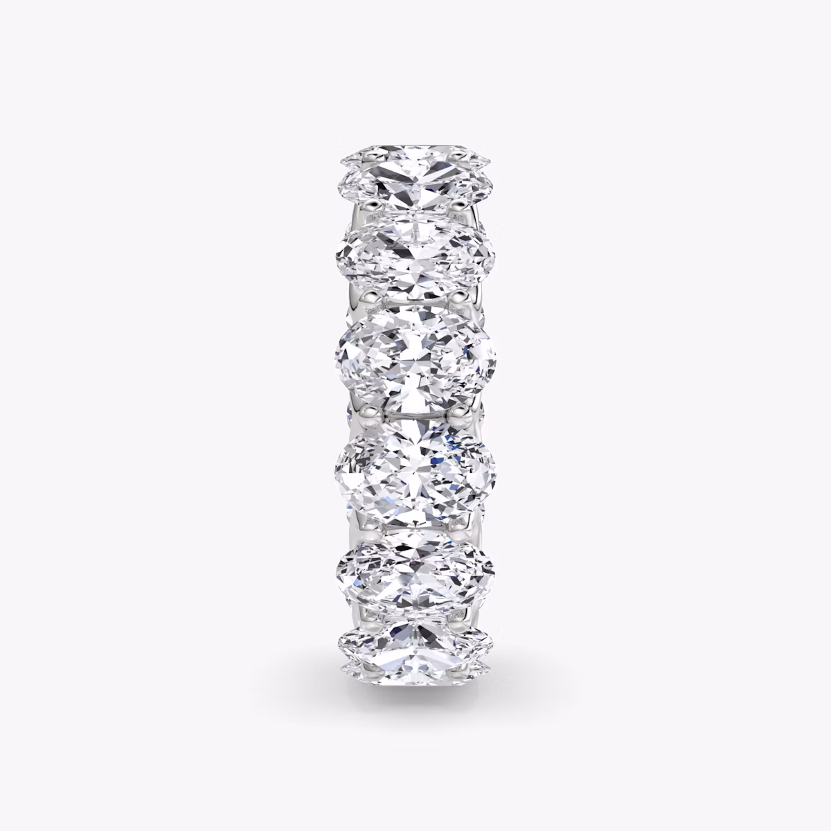 The Eternity Band | Oval | Platinum | bandStyle: full | caratWeight: 7.5ct