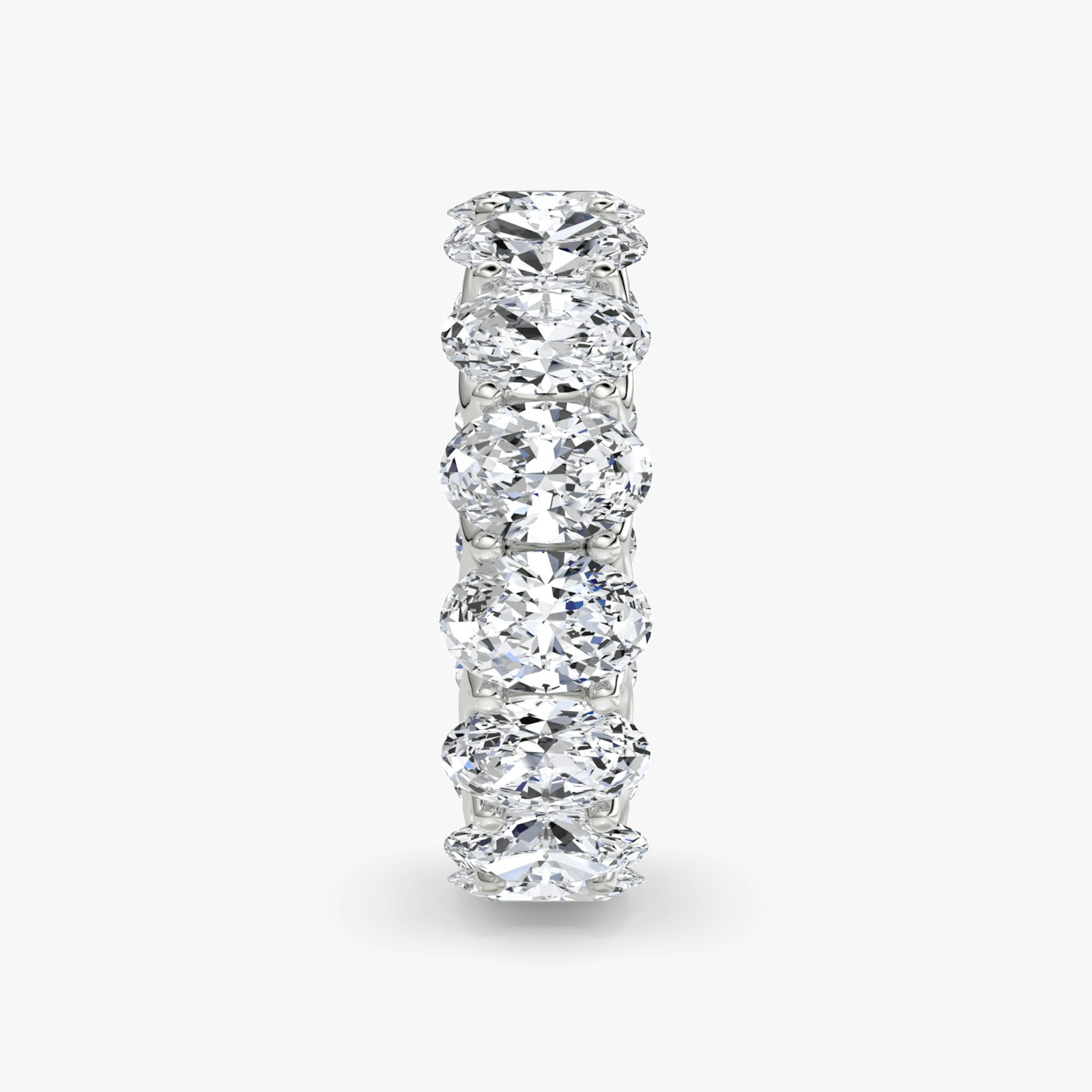 The Eternity Band | Oval | 18k | White Gold | bandStyle: full | caratWeight: 7.5ct