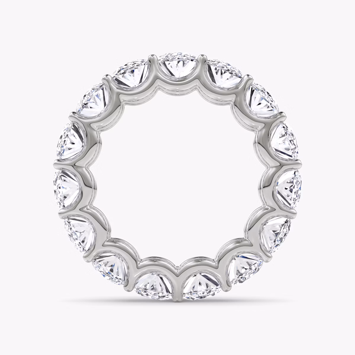 The Eternity Band | Oval | Platinum | bandStyle: full | caratWeight: 7.5ct