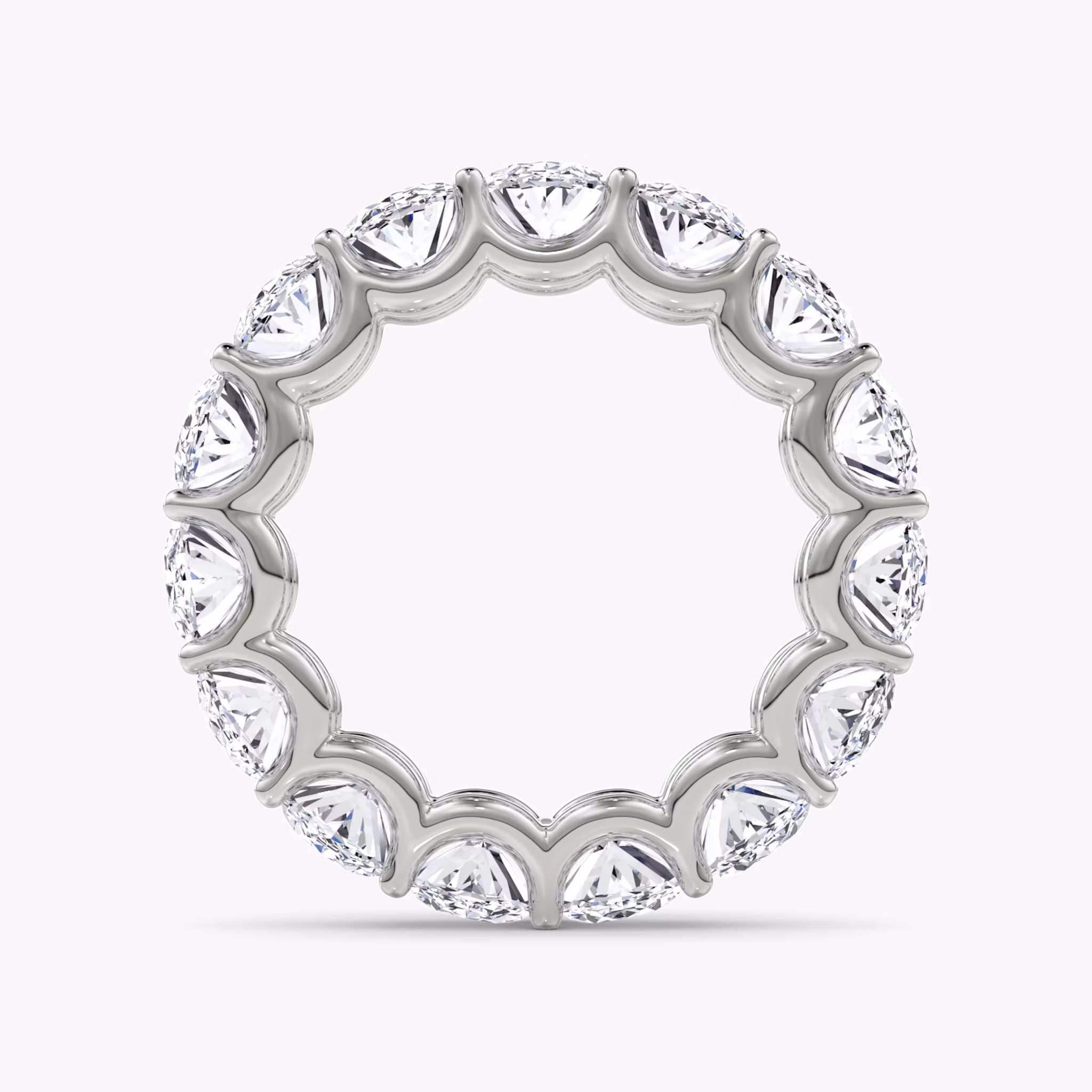 The Eternity Band | Oval | 18k | White Gold | bandStyle: full | caratWeight: 7.5ct