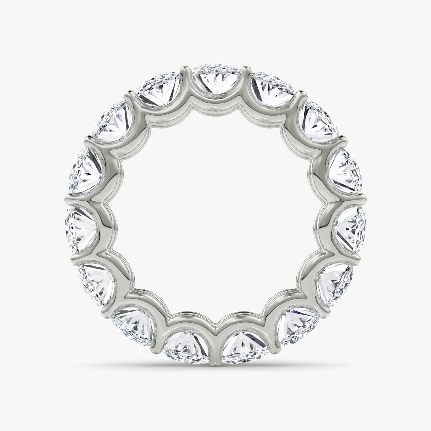 Eternity Ring | Oval | 18k | Weißgold | bandStyle: full | caratWeight: 7.5ct