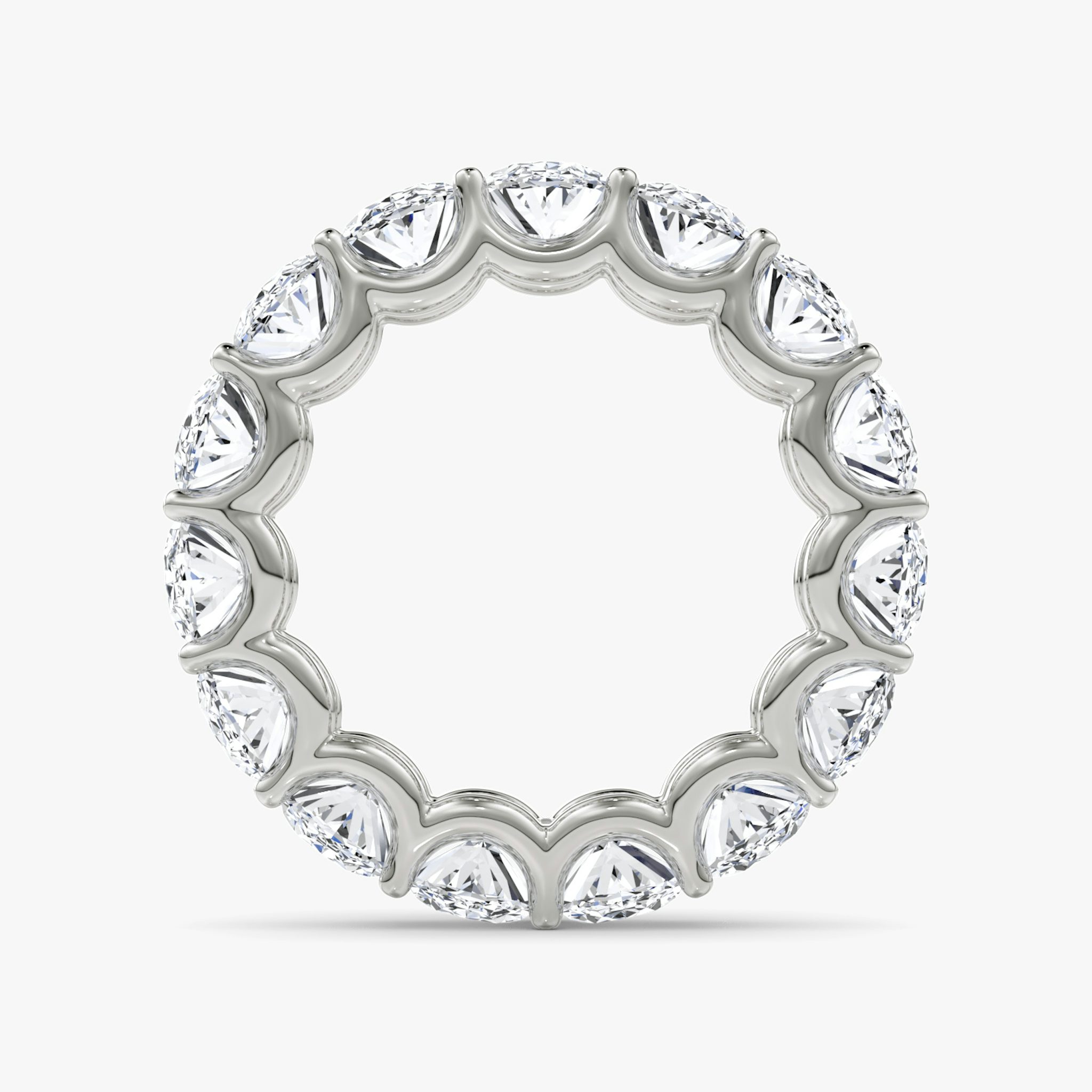 The Eternity Band | Oval | 18k | White Gold | bandStyle: full | caratWeight: 7.5ct