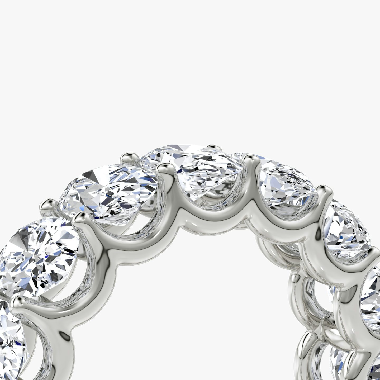 Eternity Ring | Oval | 18k | Weißgold | bandStyle: full | caratWeight: 7.5ct