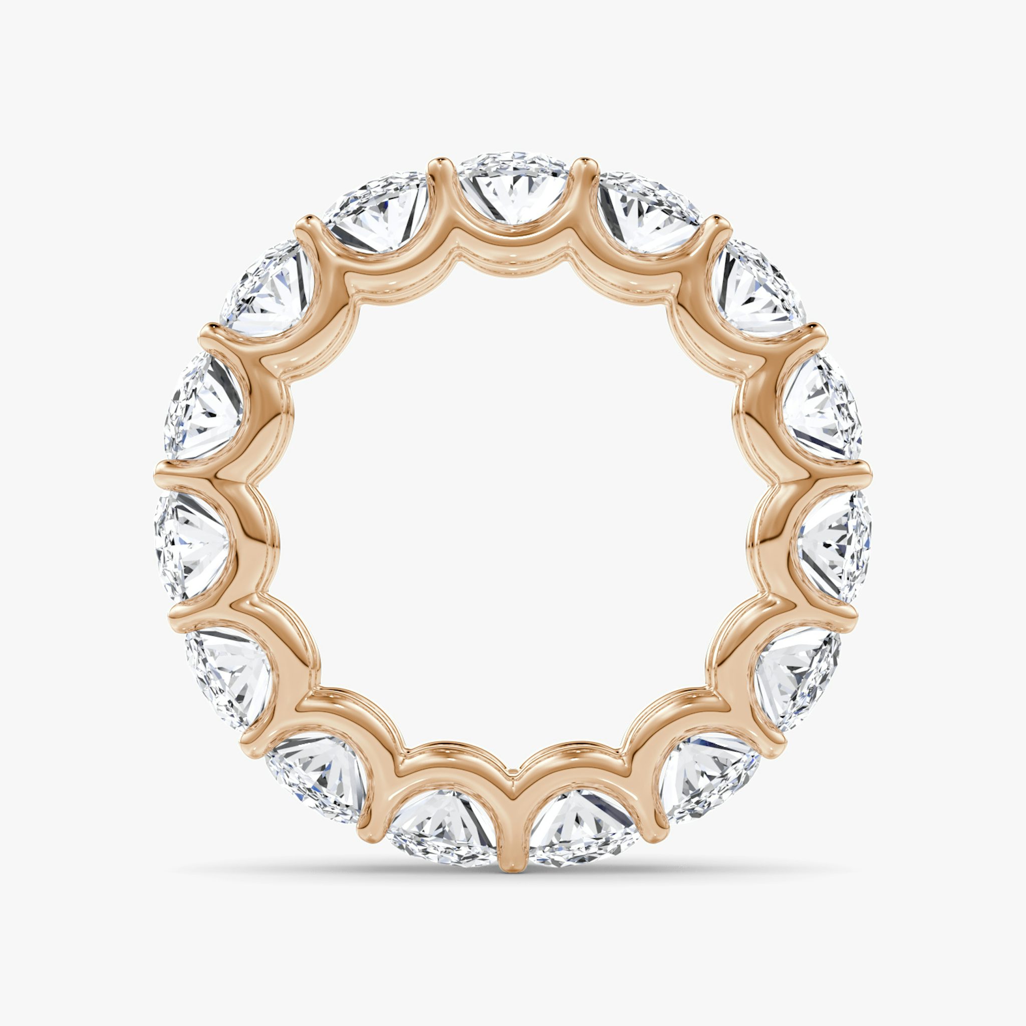 The Eternity Band | Oval | 14k | Rose Gold | bandStyle: full | caratWeight: 7.5ct