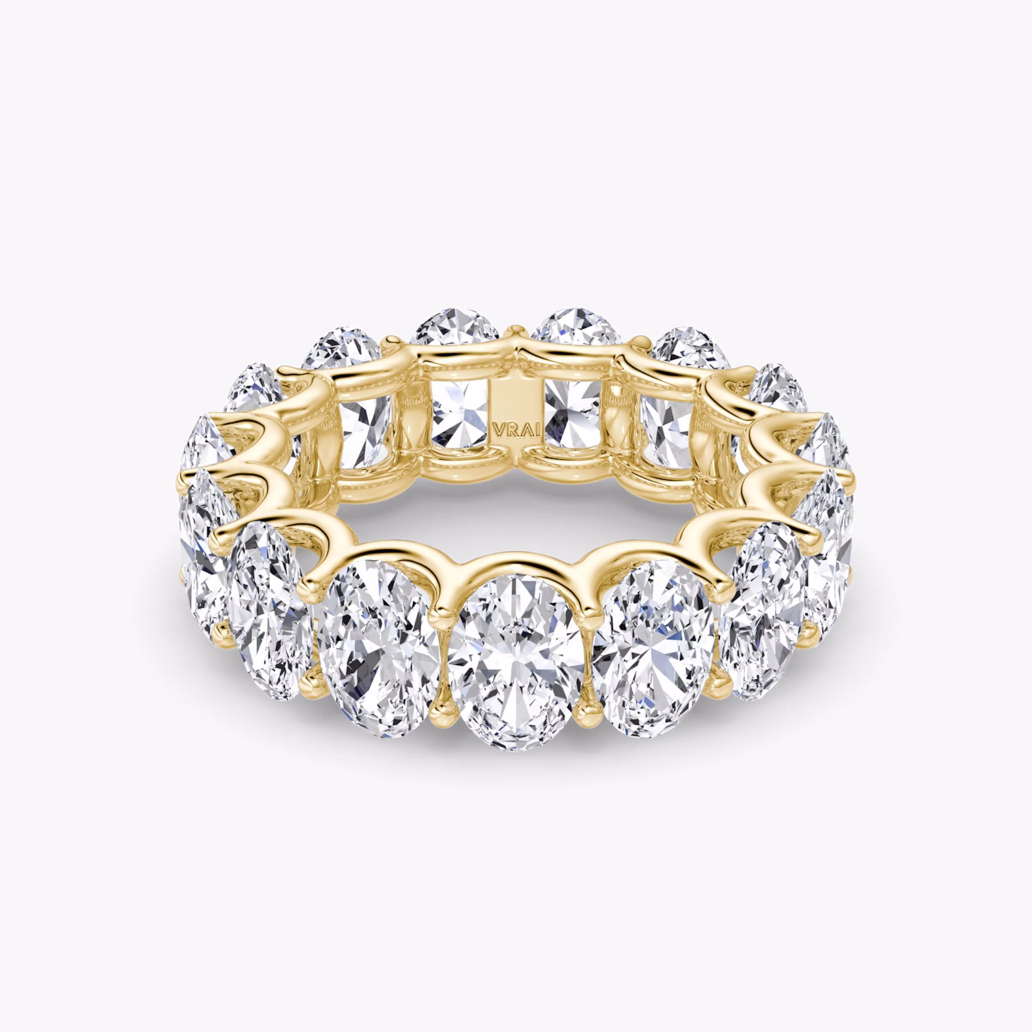 The Eternity Band | Oval | 18k | Yellow Gold | bandStyle: full | caratWeight: 7.5ct