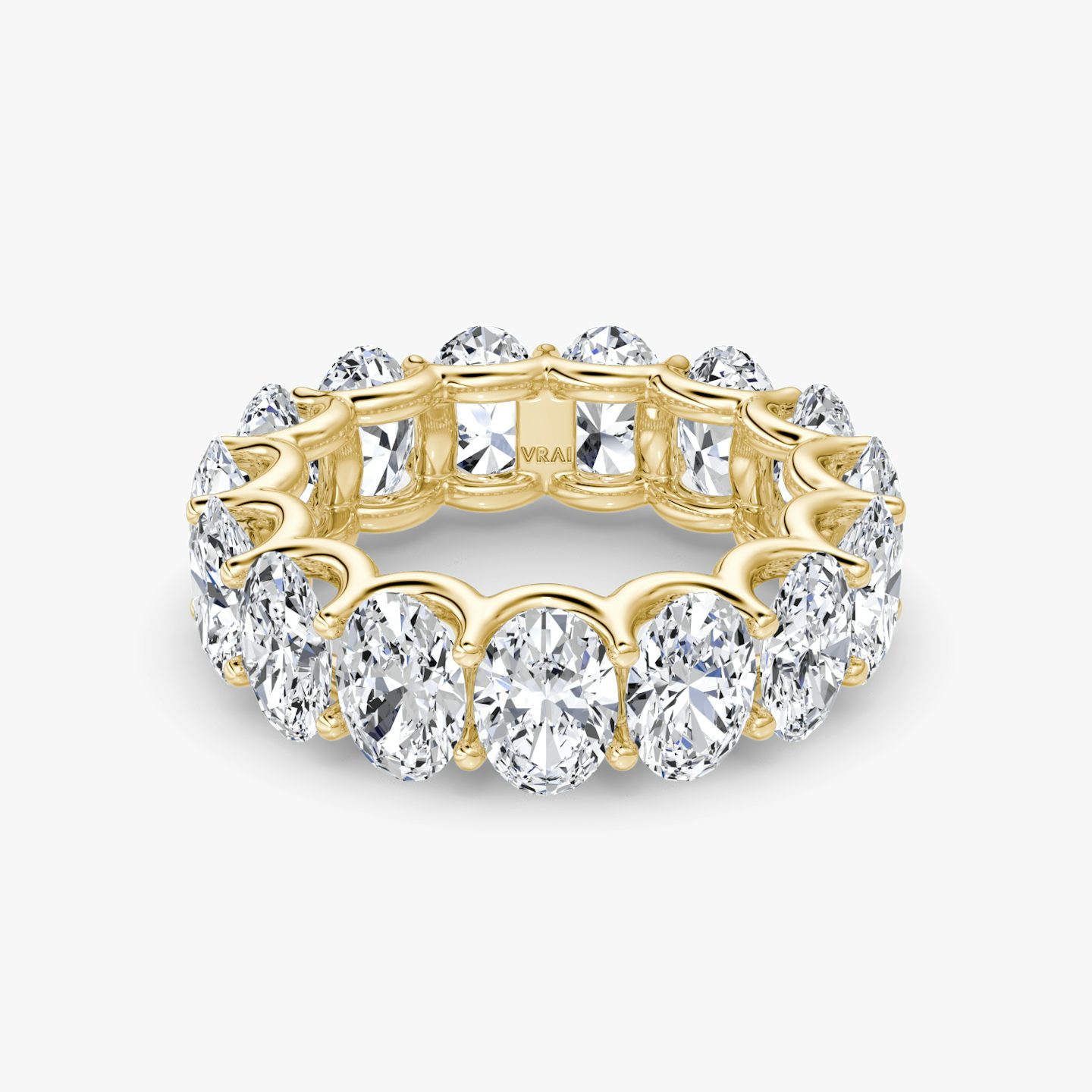 The Eternity Band | Oval | 18k | Yellow Gold | bandStyle: full | caratWeight: 7.5ct