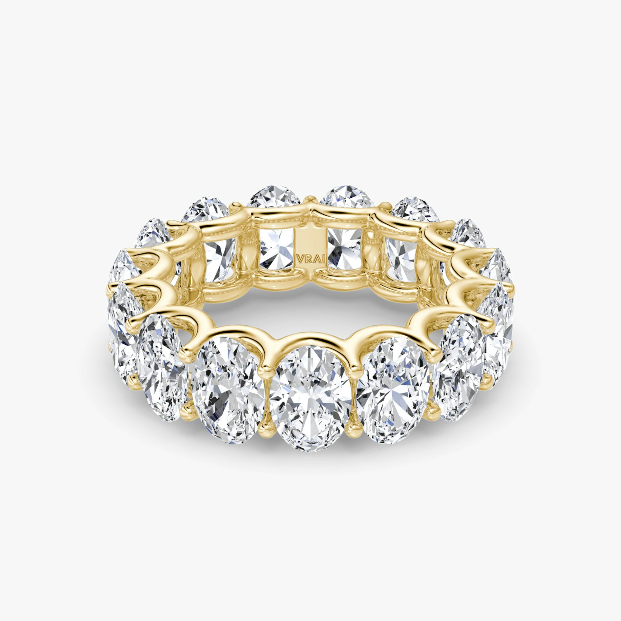 The Eternity Band | Oval | 18k | Yellow Gold | bandStyle: full | caratWeight: 7.5ct