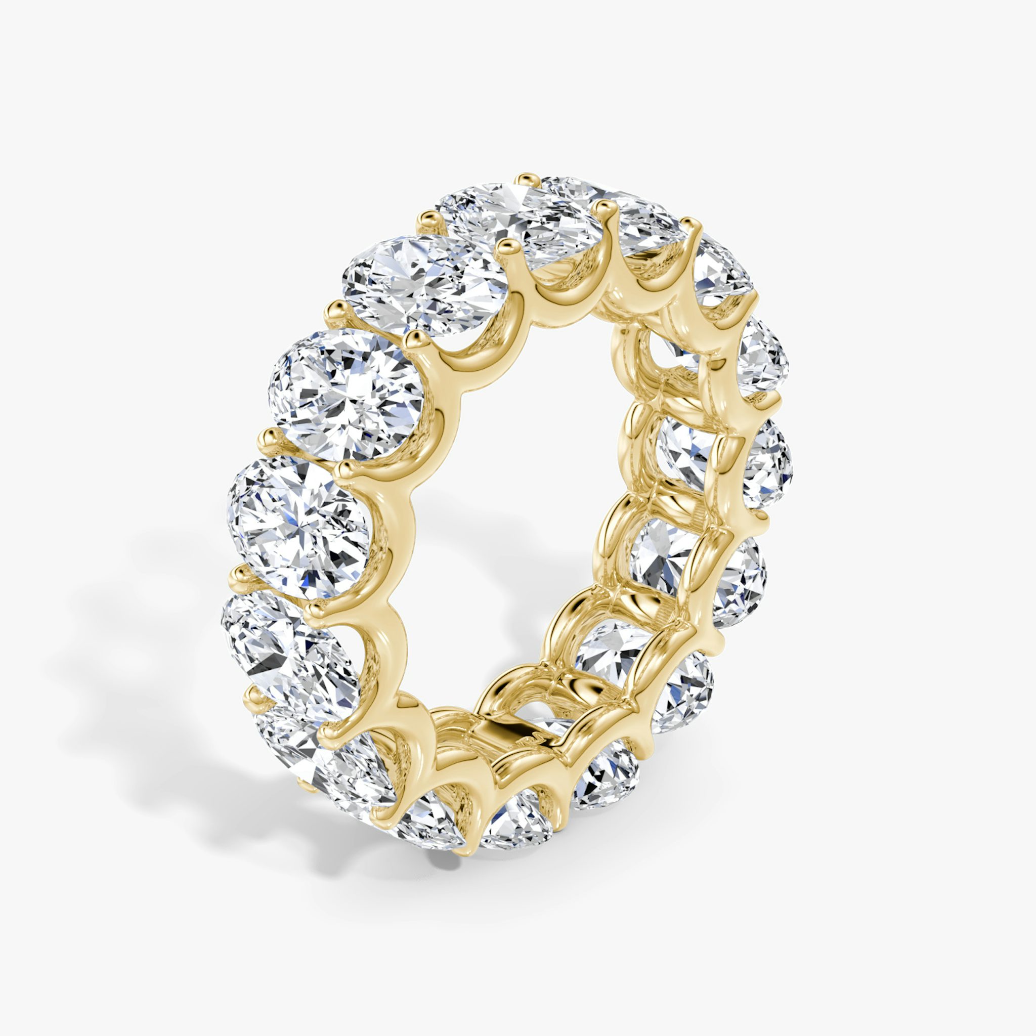 The Eternity Band | Oval | 18k | Yellow Gold | bandStyle: full | caratWeight: 7.5ct