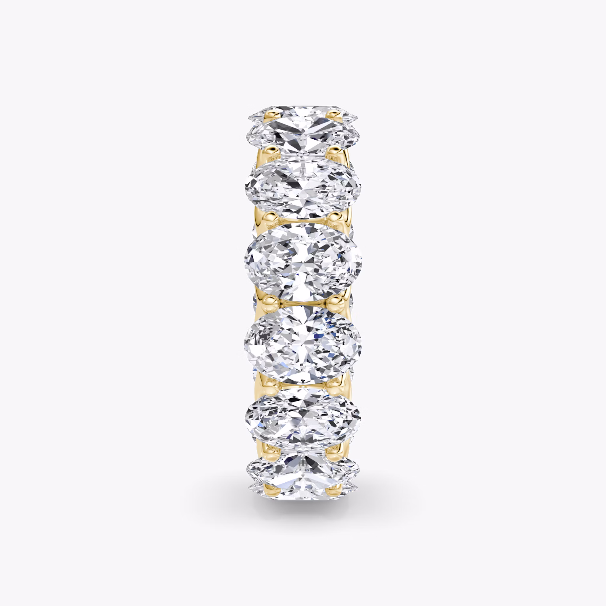 The Eternity Band | Oval | 18k | Yellow Gold | bandStyle: full | caratWeight: 7.5ct
