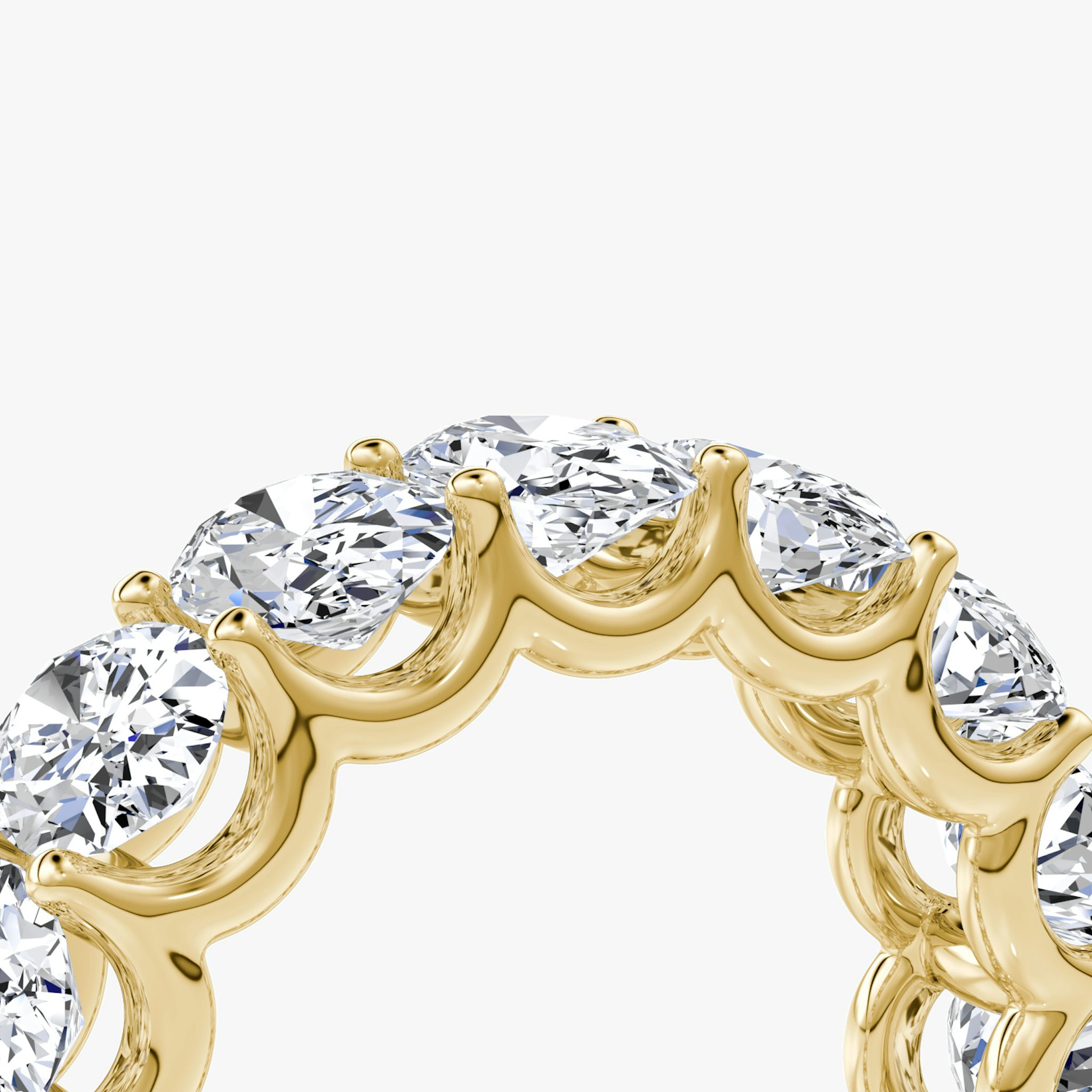 The Eternity Band | Oval | 18k | Yellow Gold | bandStyle: full | caratWeight: 7.5ct
