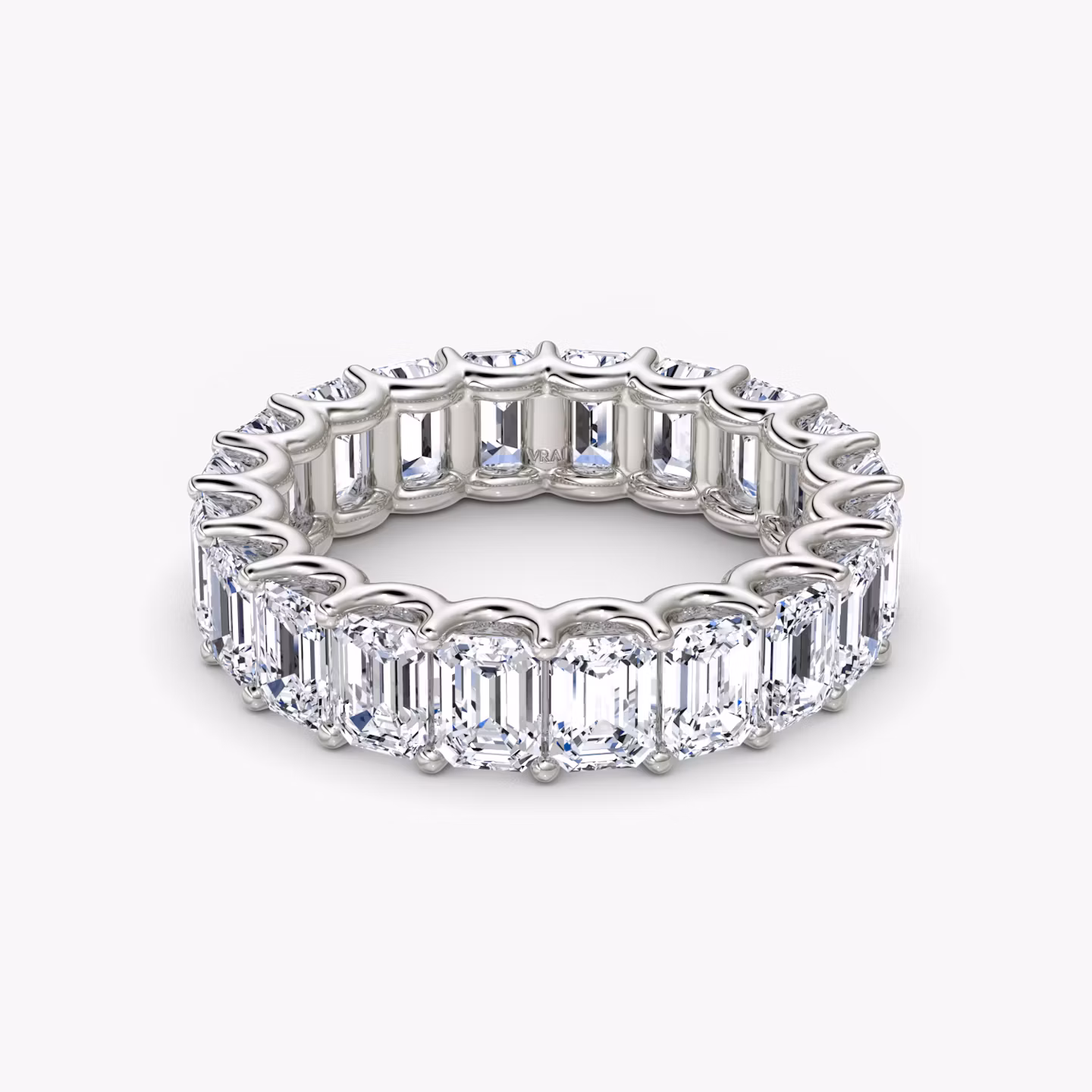 The Eternity Band Emerald | White Gold