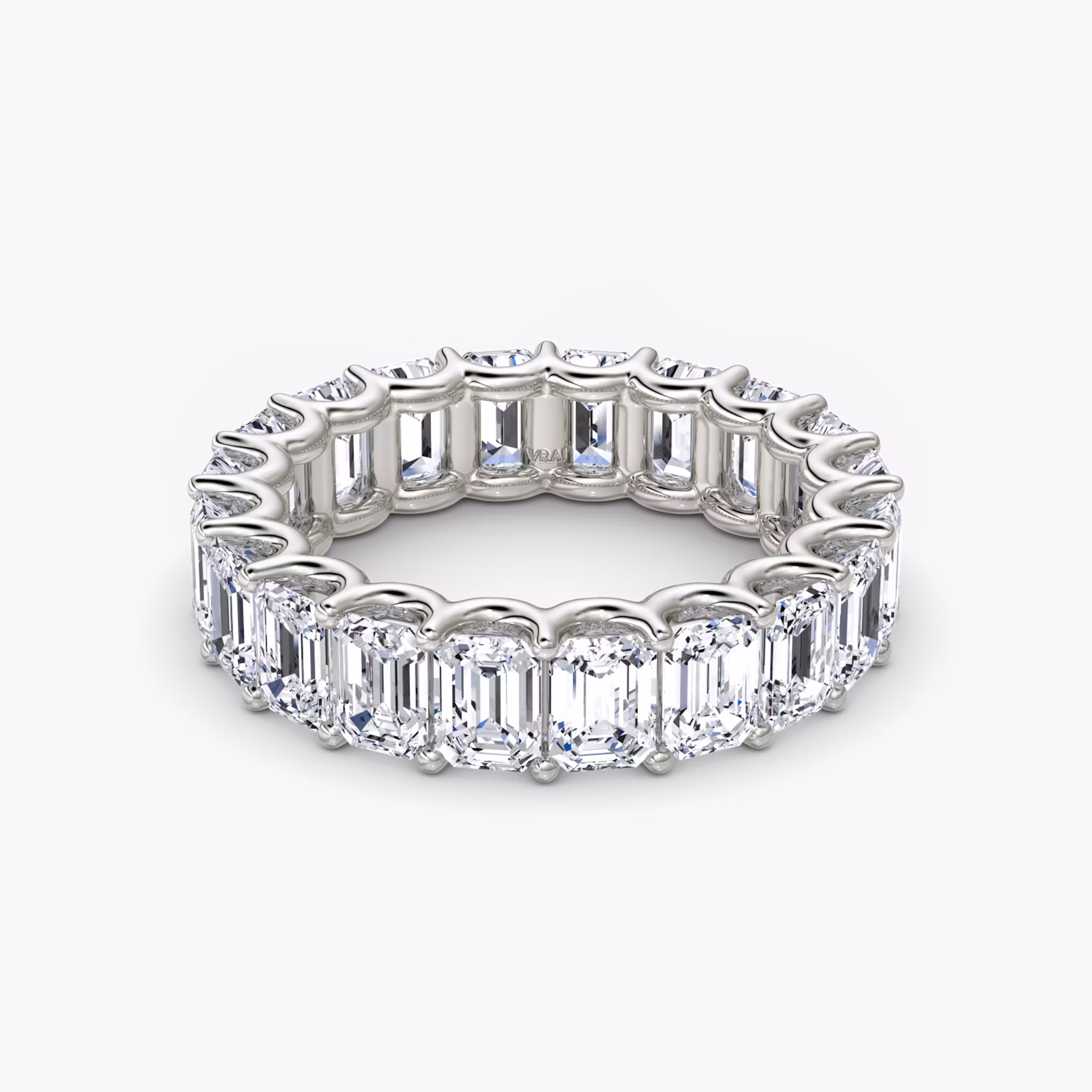The Eternity Band Emerald | Platinum