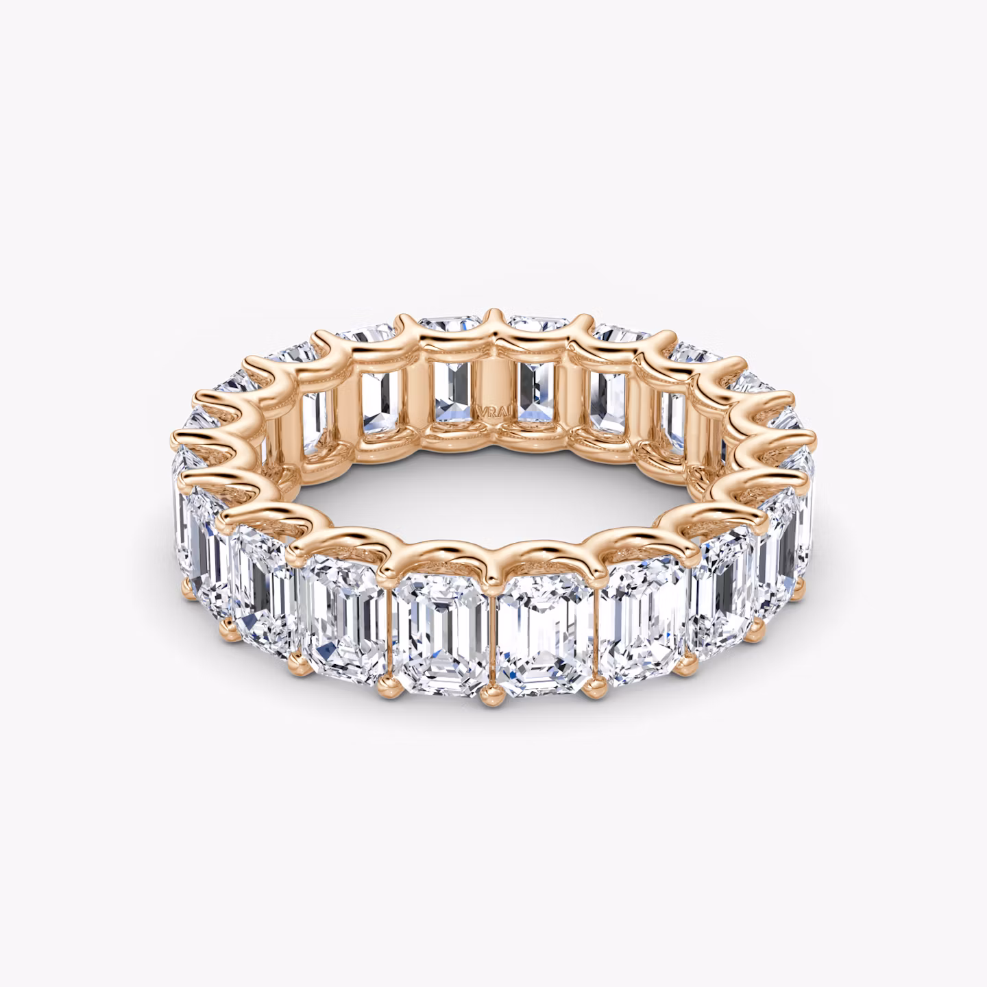 The Eternity Band Emerald | Rose Gold