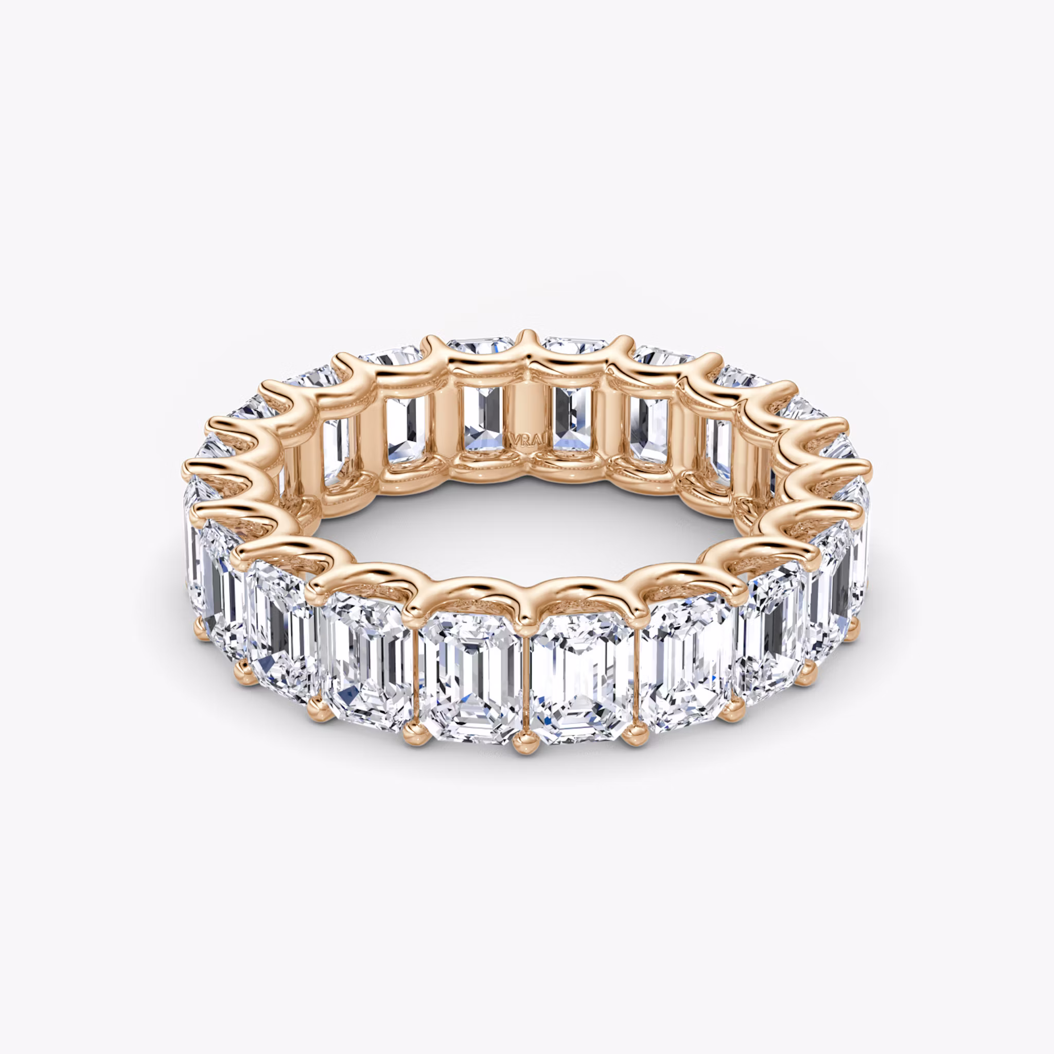 The Eternity Band Emerald | Rose Gold