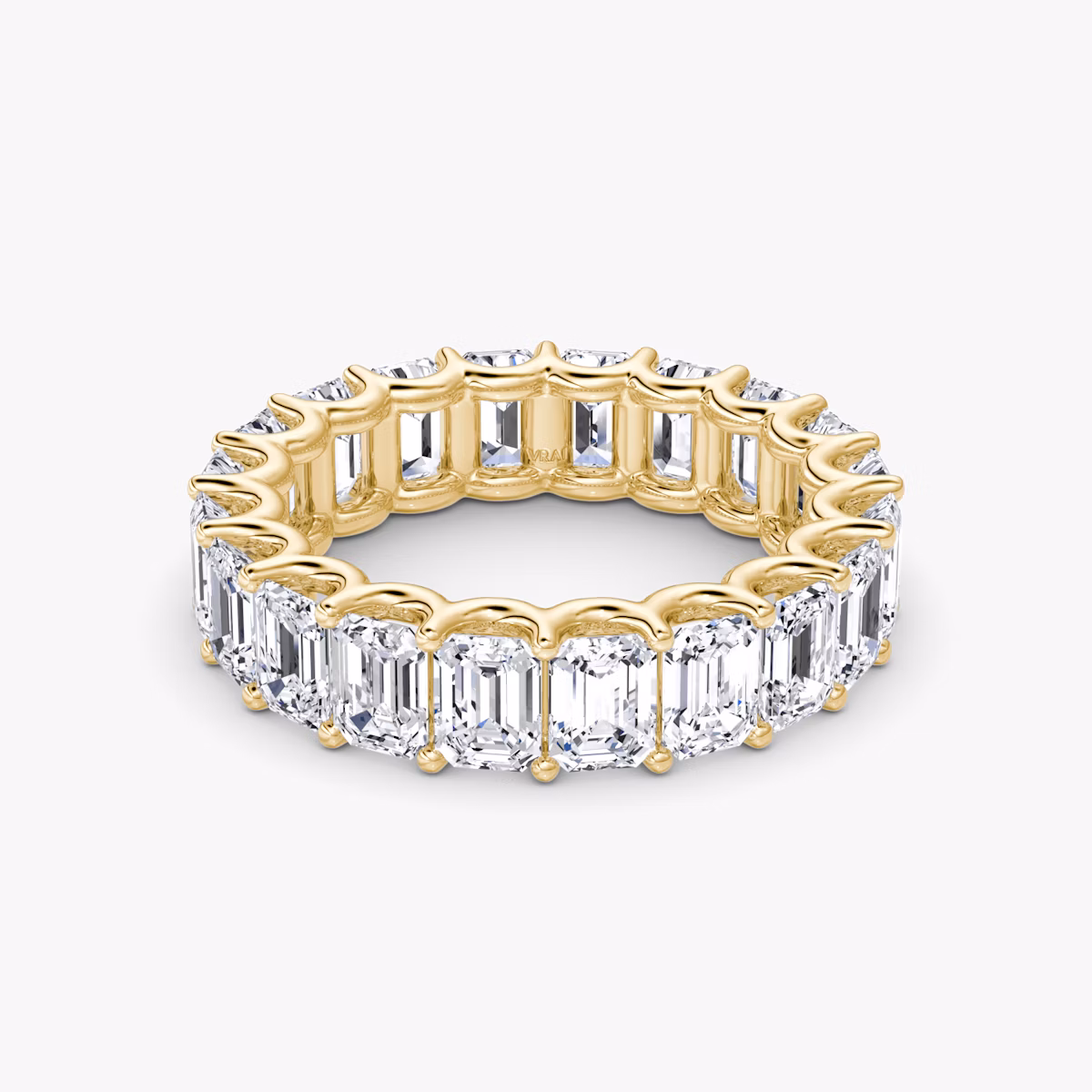 The Eternity Band | Emerald | 18k | Yellow Gold | bandStyle: full | caratWeight: 5.0ct