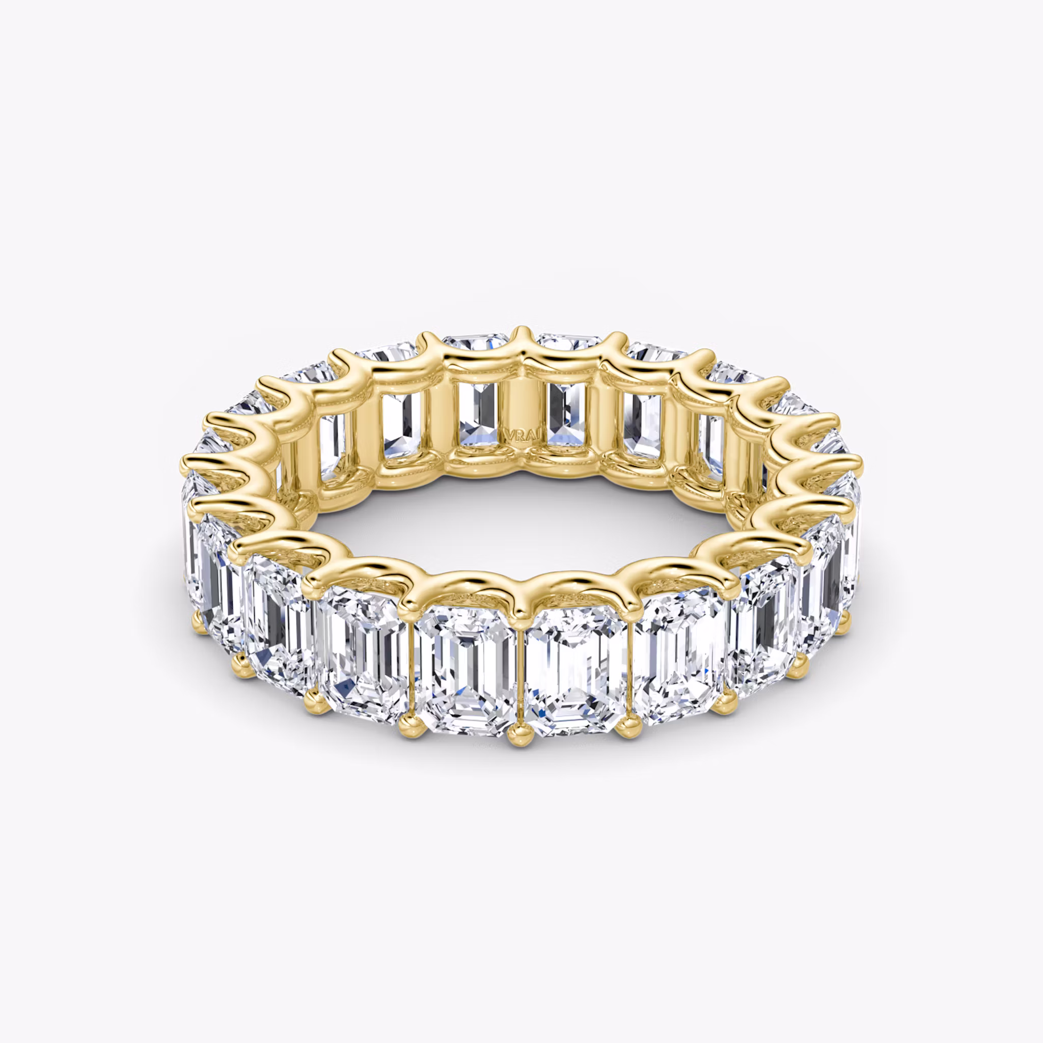 The Eternity Band Emerald | Yellow Gold