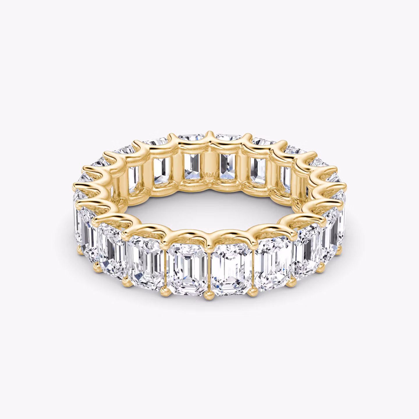 The Eternity Band | Emerald | 18k | Yellow Gold | bandStyle: full | caratWeight: 5.0ct