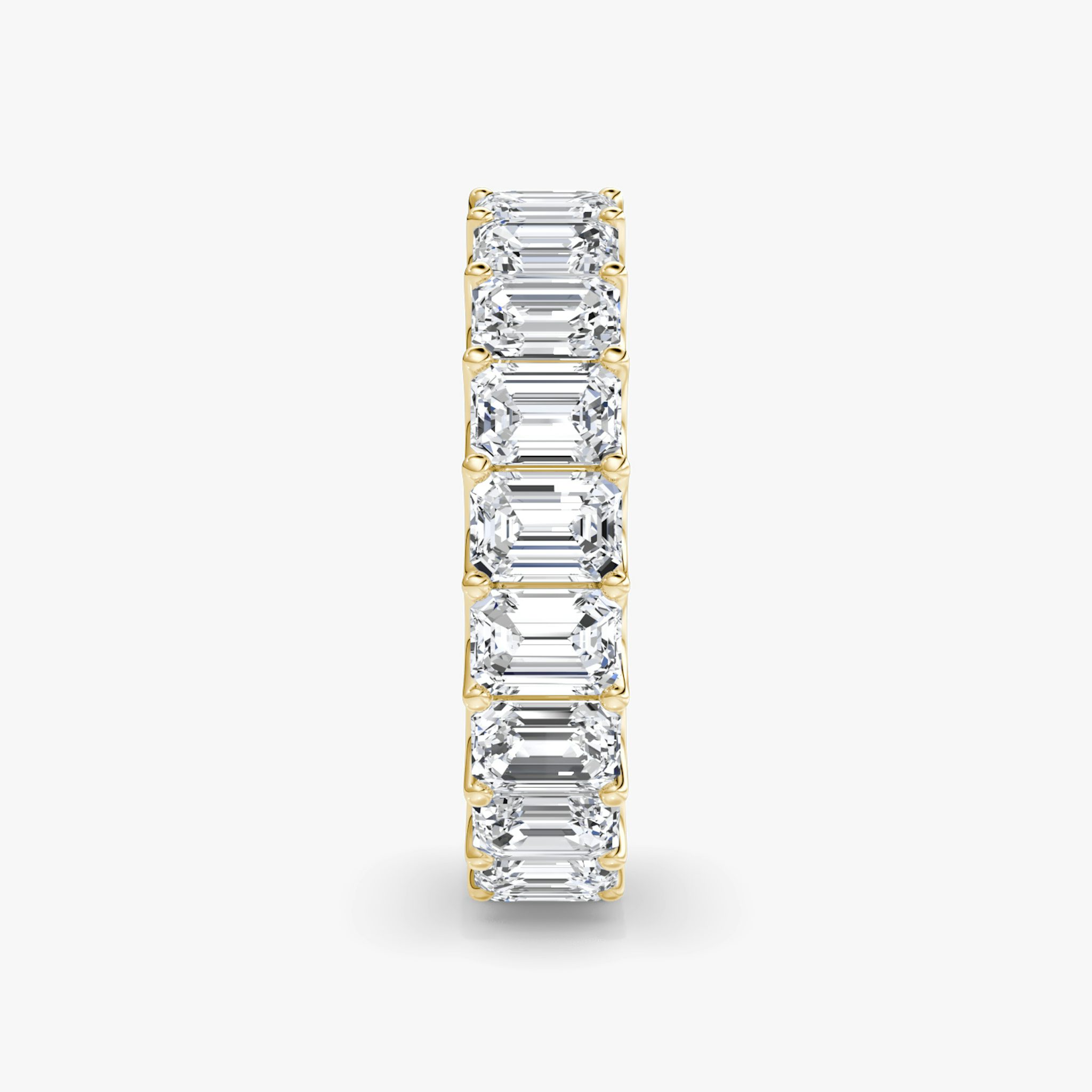 The Eternity Band | Emerald | 18k | Yellow Gold | bandStyle: full | caratWeight: 5.0ct