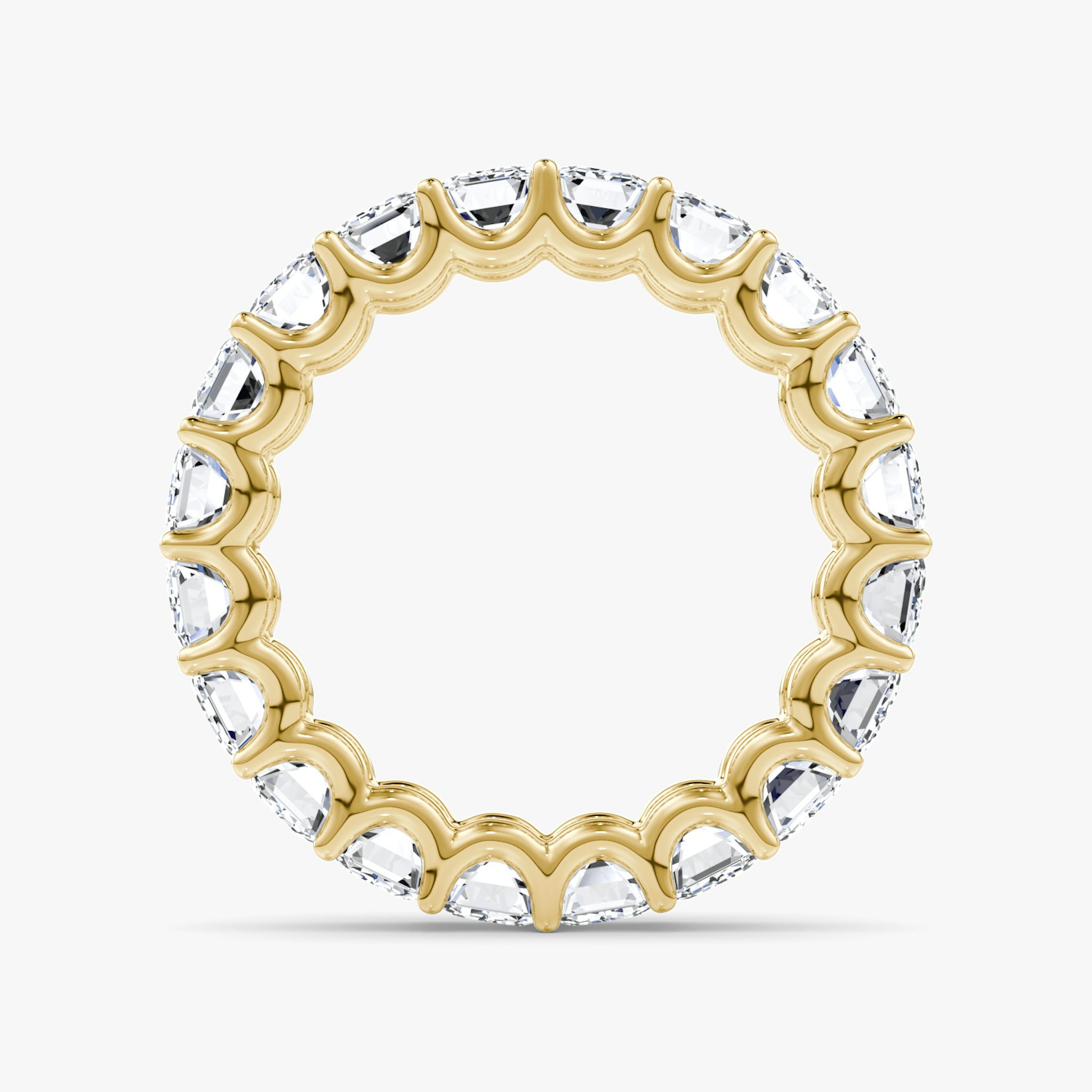 The Eternity Band | Emerald | 18k | Yellow Gold | bandStyle: full | caratWeight: 5.0ct