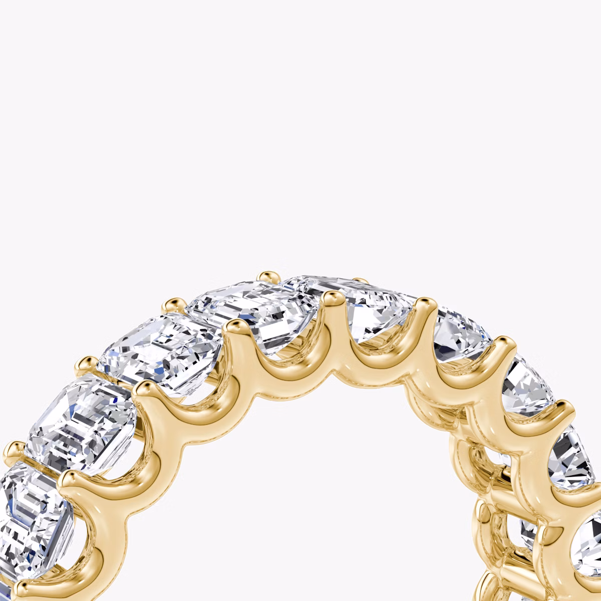 The Eternity Band | Emerald | 18k | Yellow Gold | bandStyle: full | caratWeight: 5.0ct