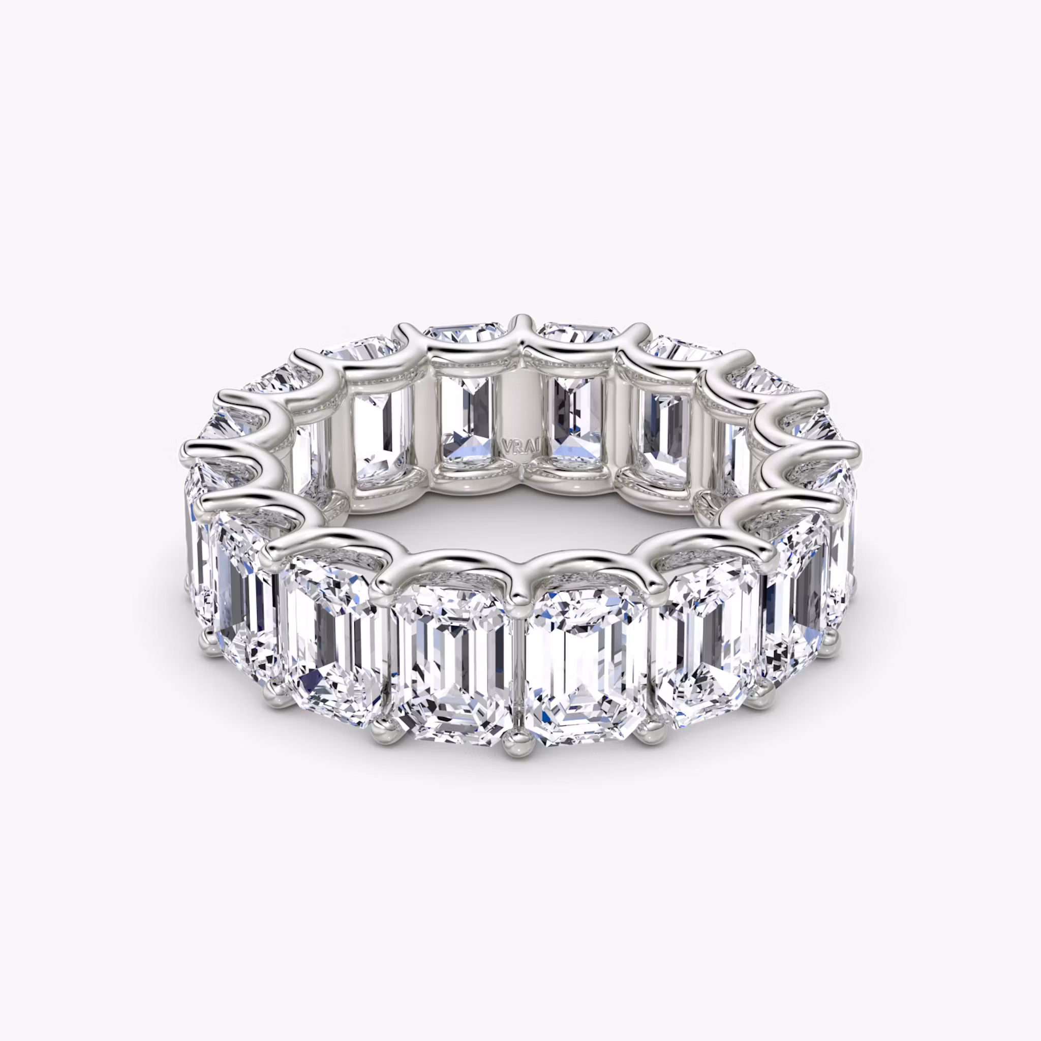 The Eternity Band Emerald | Platinum
