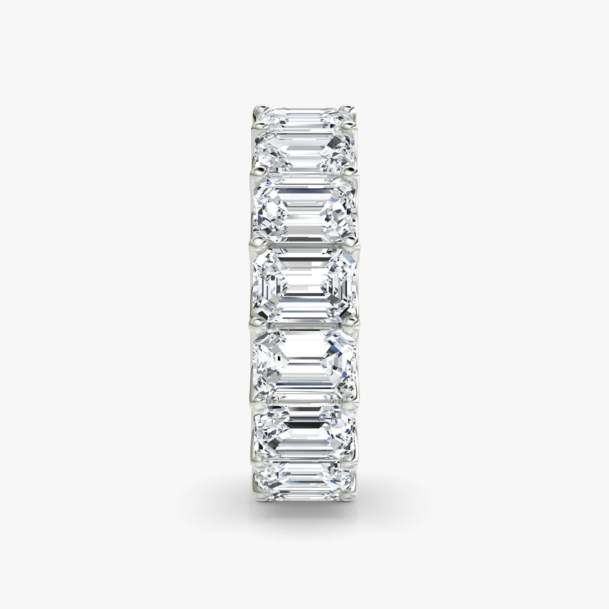 The Eternity Band | Emerald | Platinum | bandStyle: full | caratWeight: 8.0ct