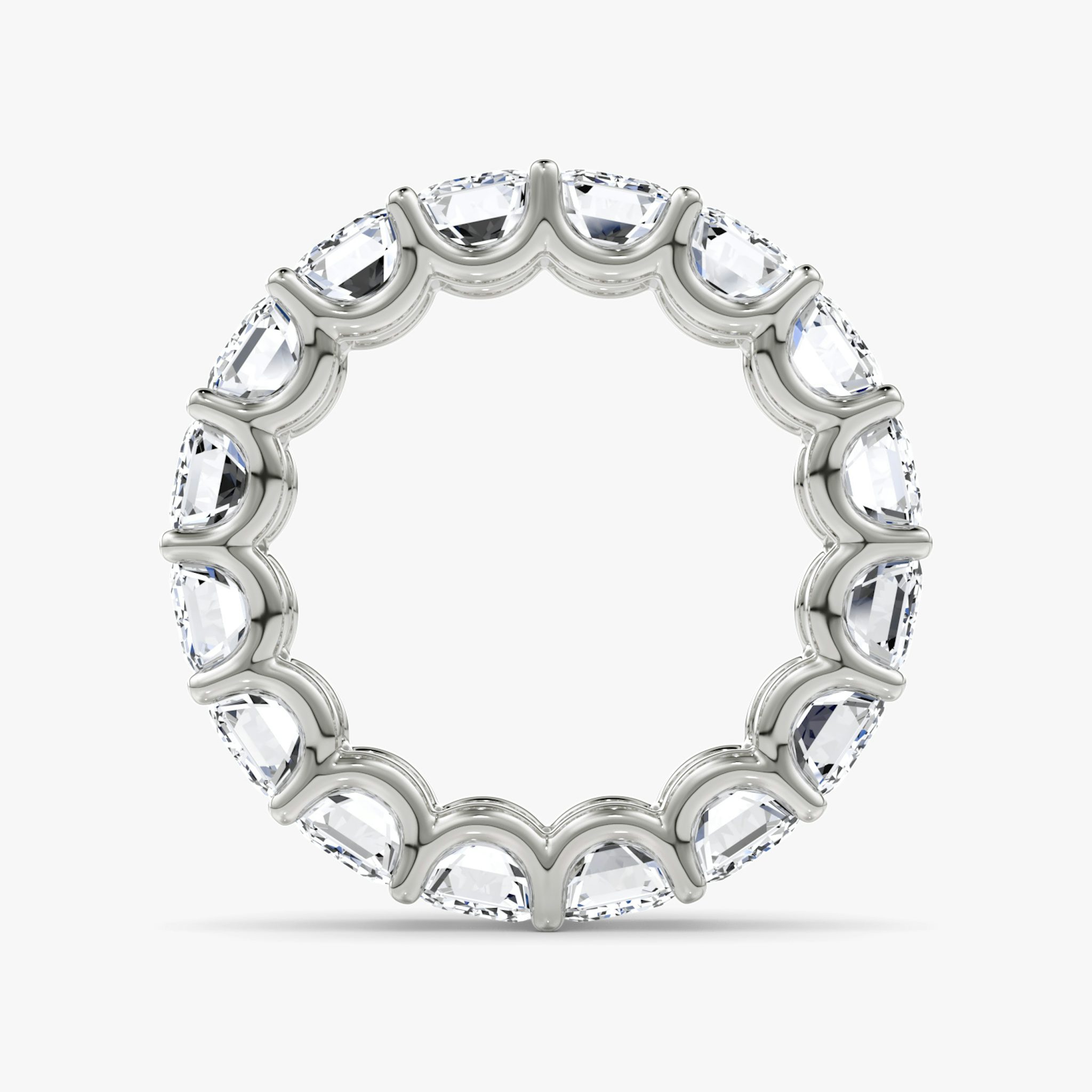 The Eternity Band | Emerald | Platinum | bandStyle: full | caratWeight: 8.0ct
