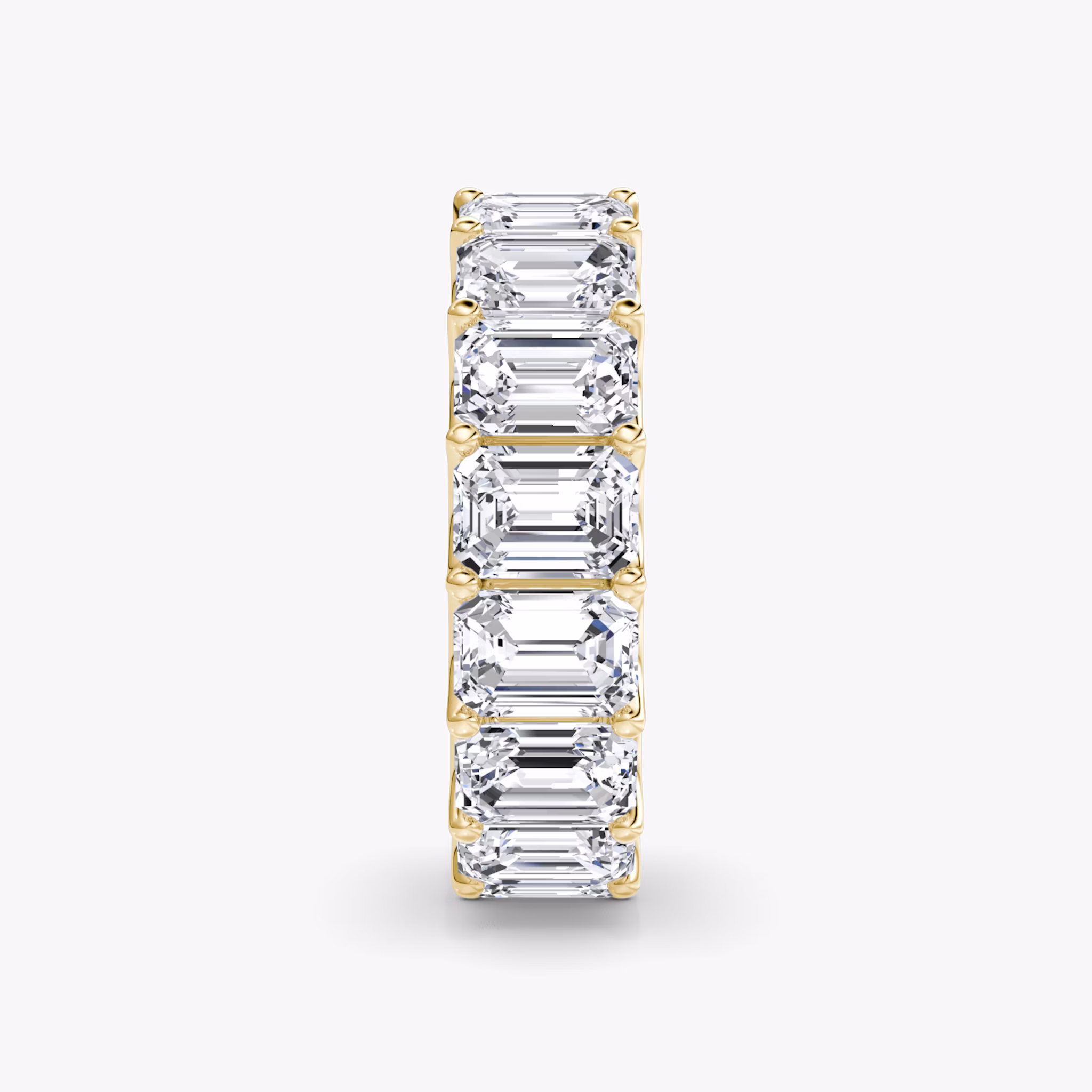 The Eternity Band | Emerald | 18k | Yellow Gold | bandStyle: full | caratWeight: 8.0ct