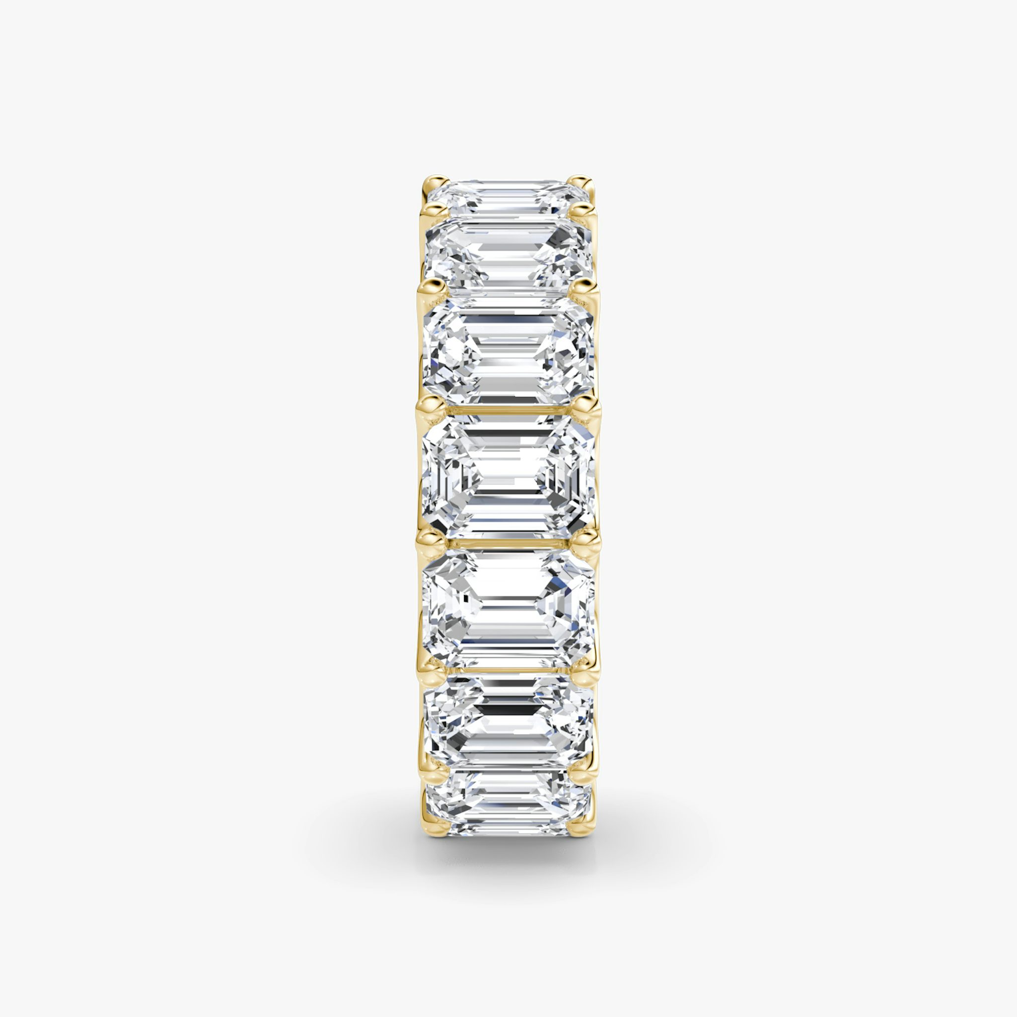 The Eternity Band | Emerald | 18k | Yellow Gold | bandStyle: full | caratWeight: 8.0ct