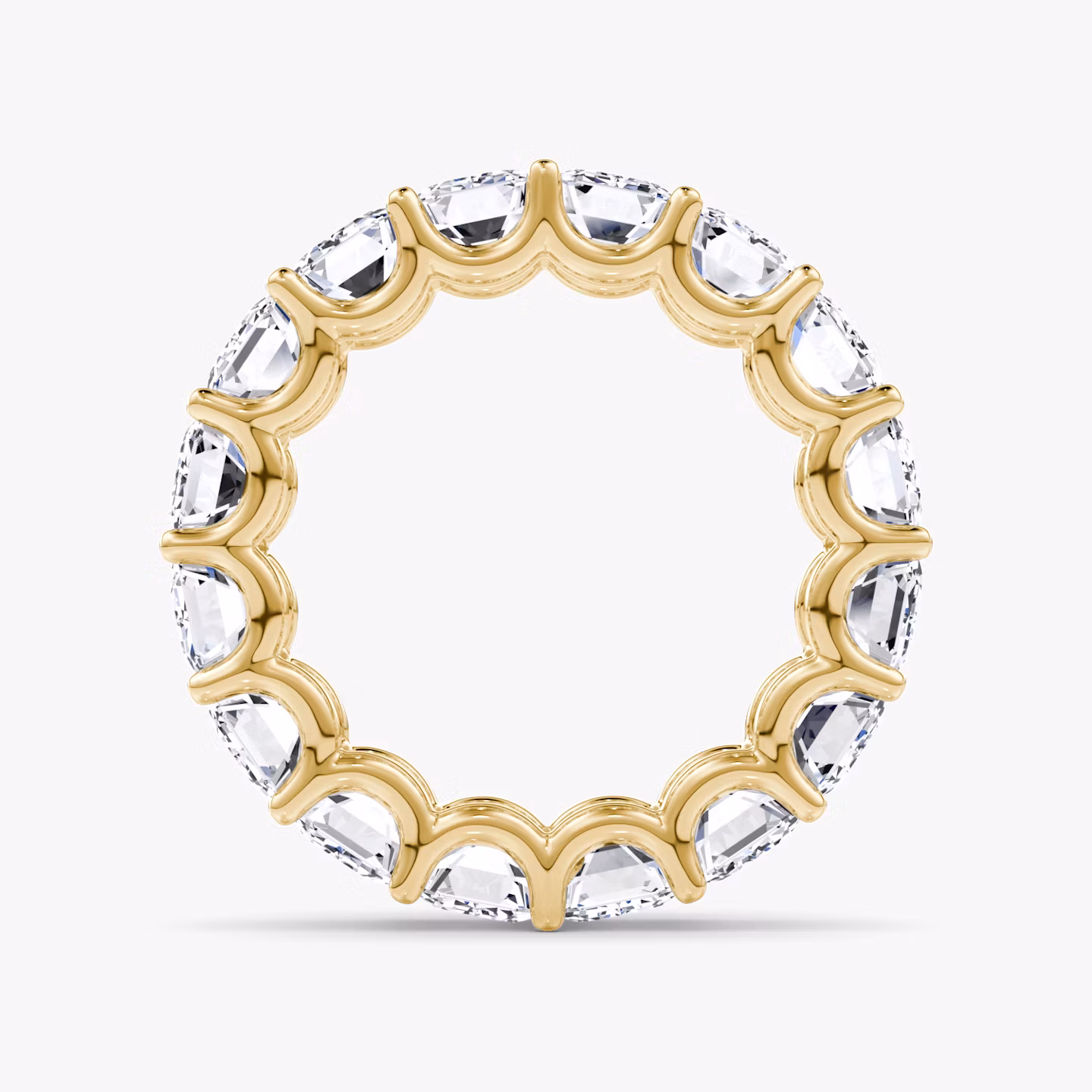The Eternity Band | Emerald | 18k | Yellow Gold | bandStyle: full | caratWeight: 8.0ct