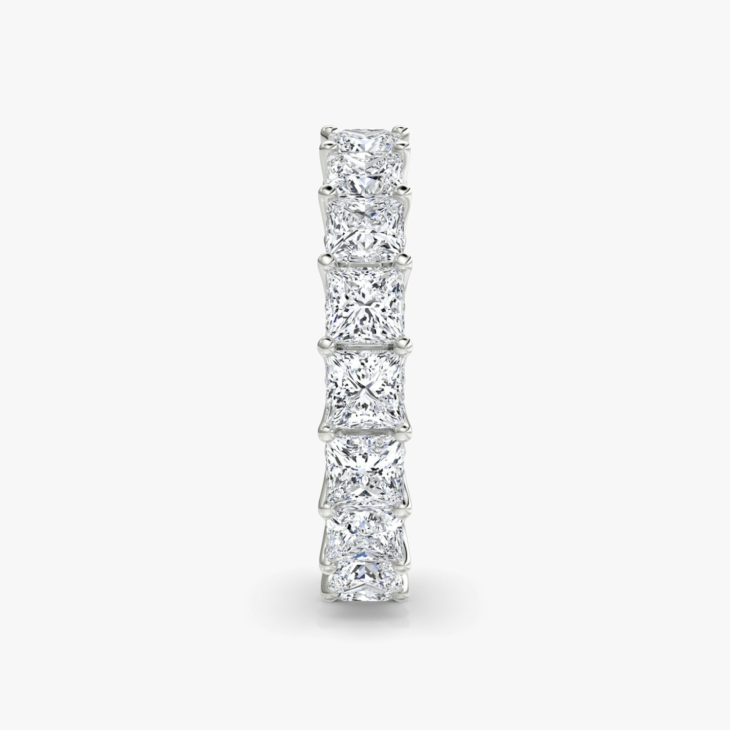 The Eternity Band | Princess | Platinum | bandStyle: full | caratWeight: 4.5ct