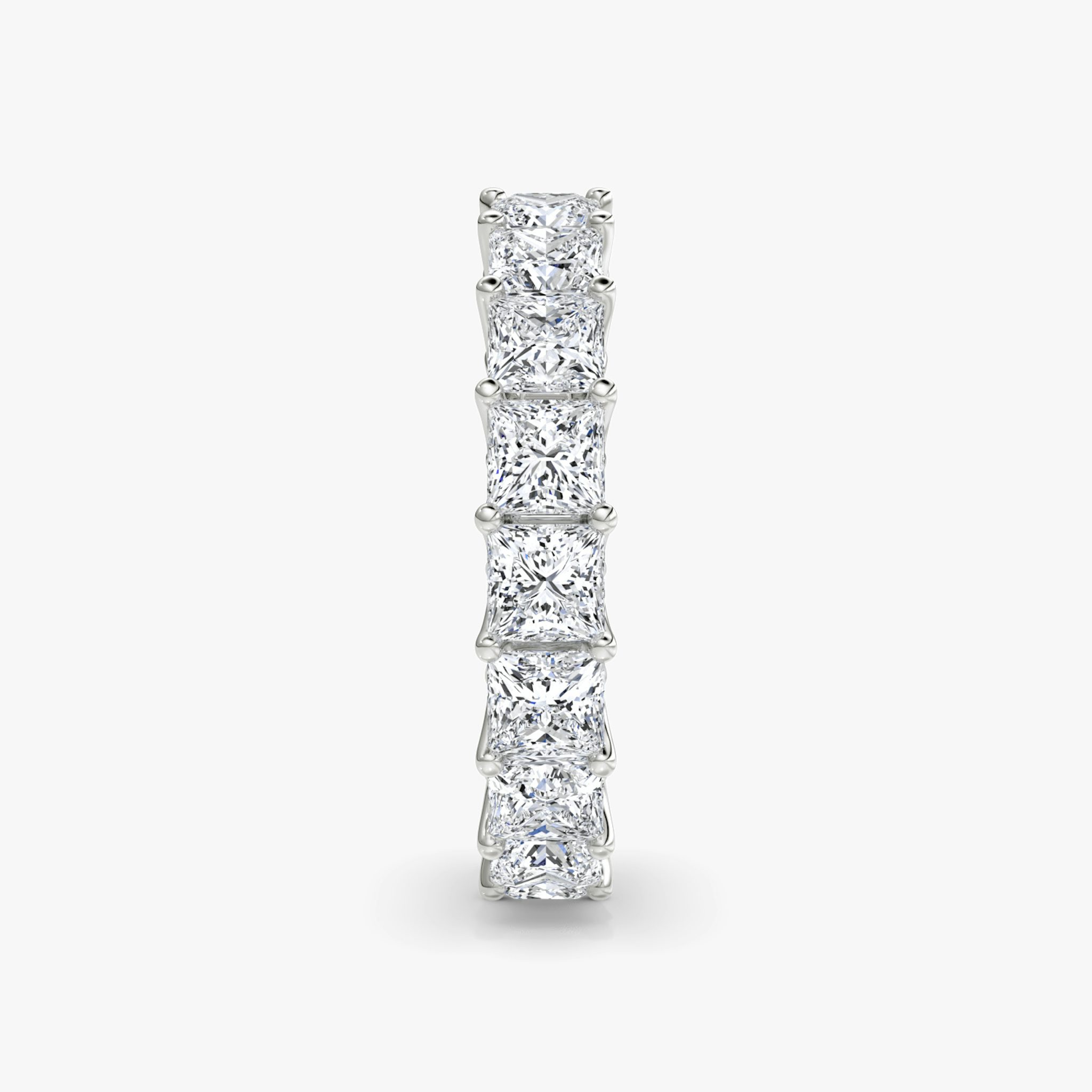 The Eternity Band | Princess | 18k | White Gold | bandStyle: full | caratWeight: 4.5ct