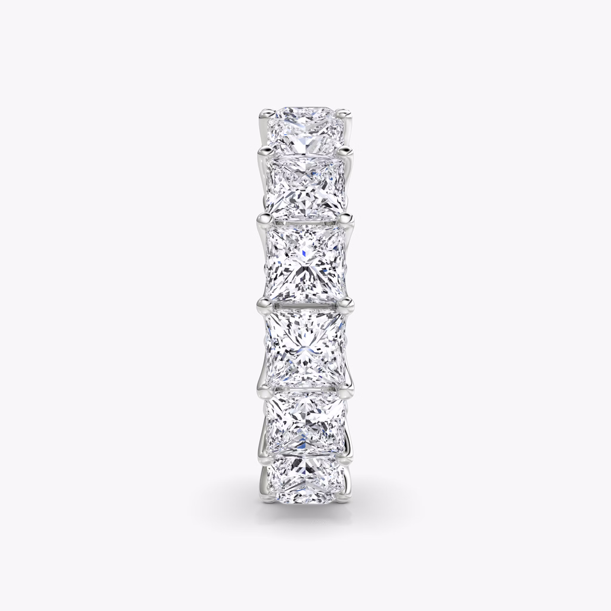The Eternity Band | Princess | Platinum | bandStyle: full | caratWeight: 7.5ct
