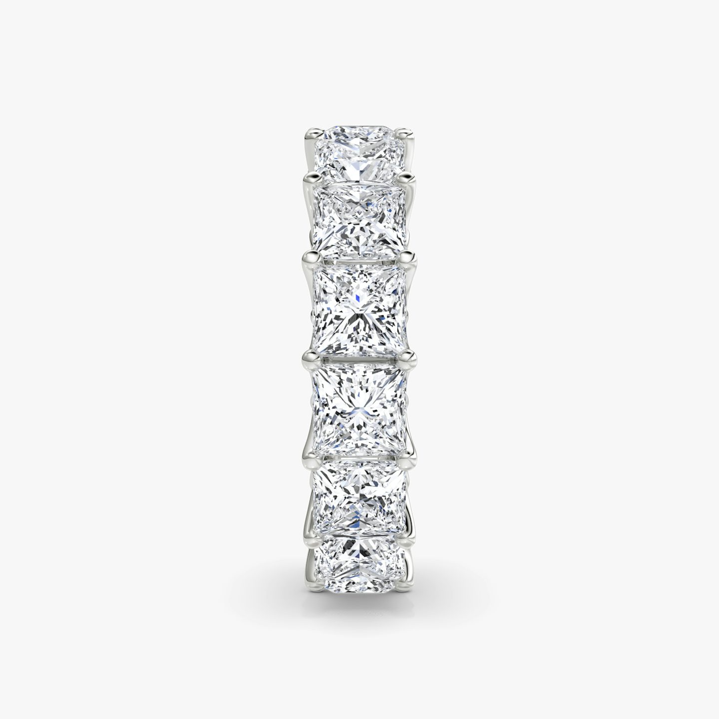 The Eternity Band | Princess | 18k | White Gold | bandStyle: full | caratWeight: 7.5ct
