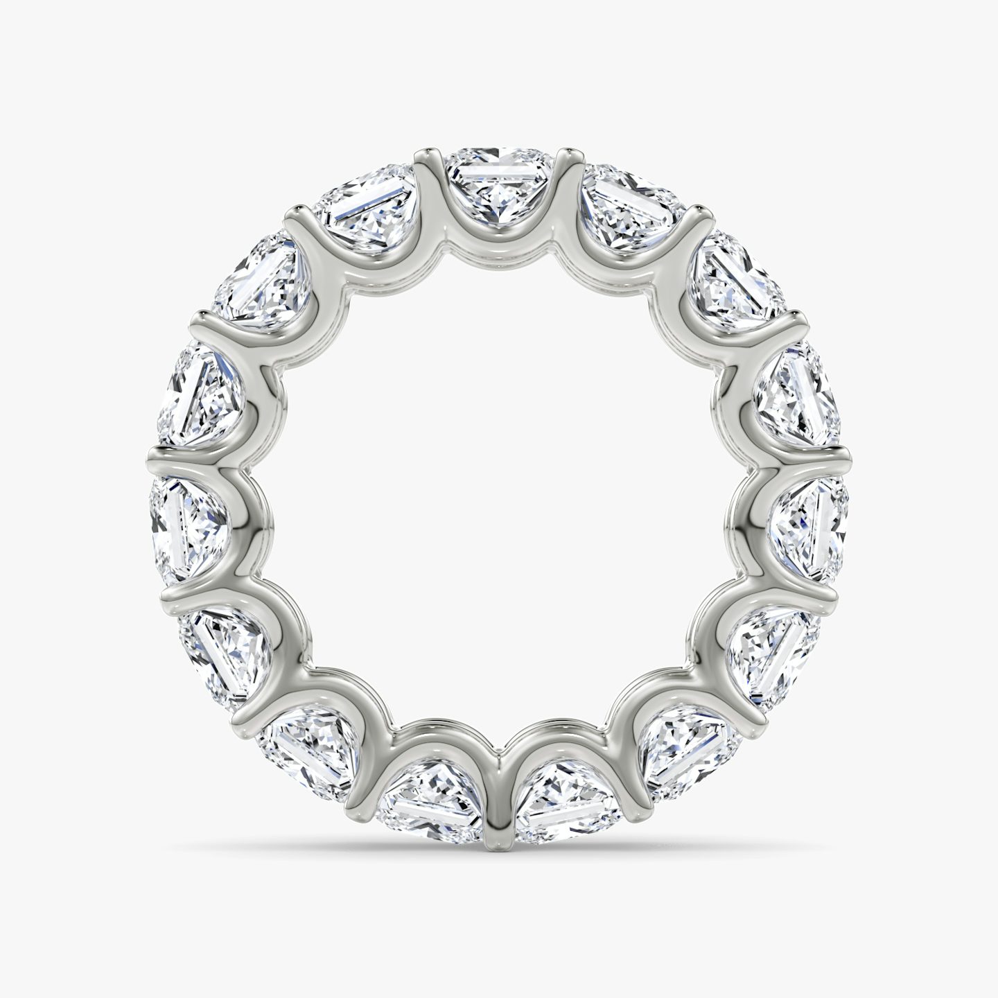 The Eternity Band | Princess | 18k | White Gold | bandStyle: full | caratWeight: 7.5ct
