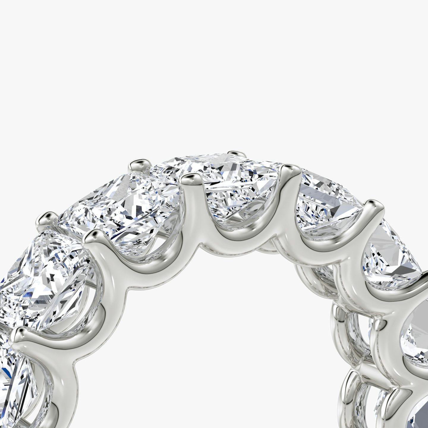 The Eternity Band | Princess | 18k | White Gold | bandStyle: full | caratWeight: 7.5ct